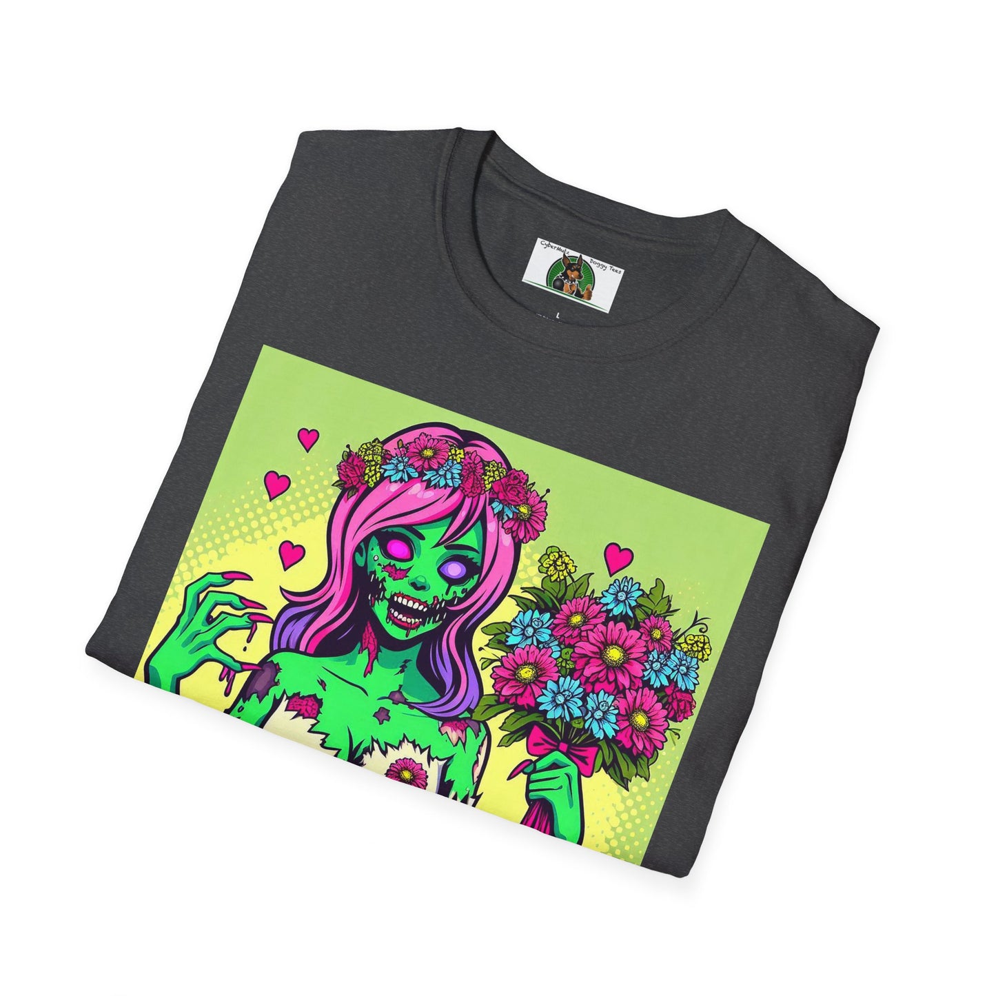 Wacky Zombie Girl T-Shirt Printify