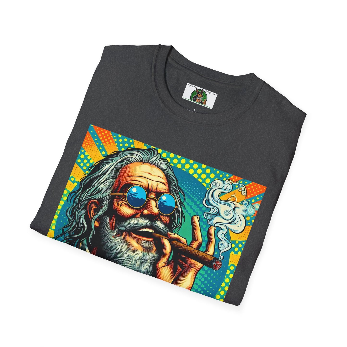 Wacky Cigar Dude T-Shirt Printify