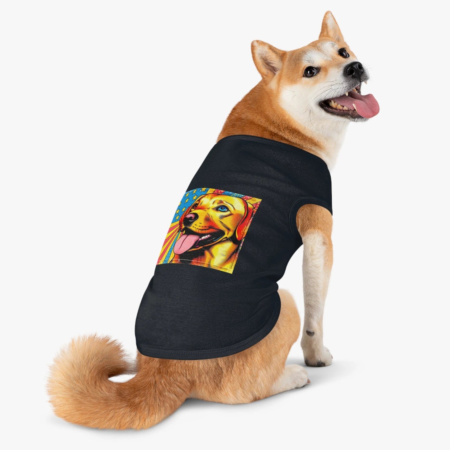 Labrador Retriever Stars and Stripes shirt by Printify