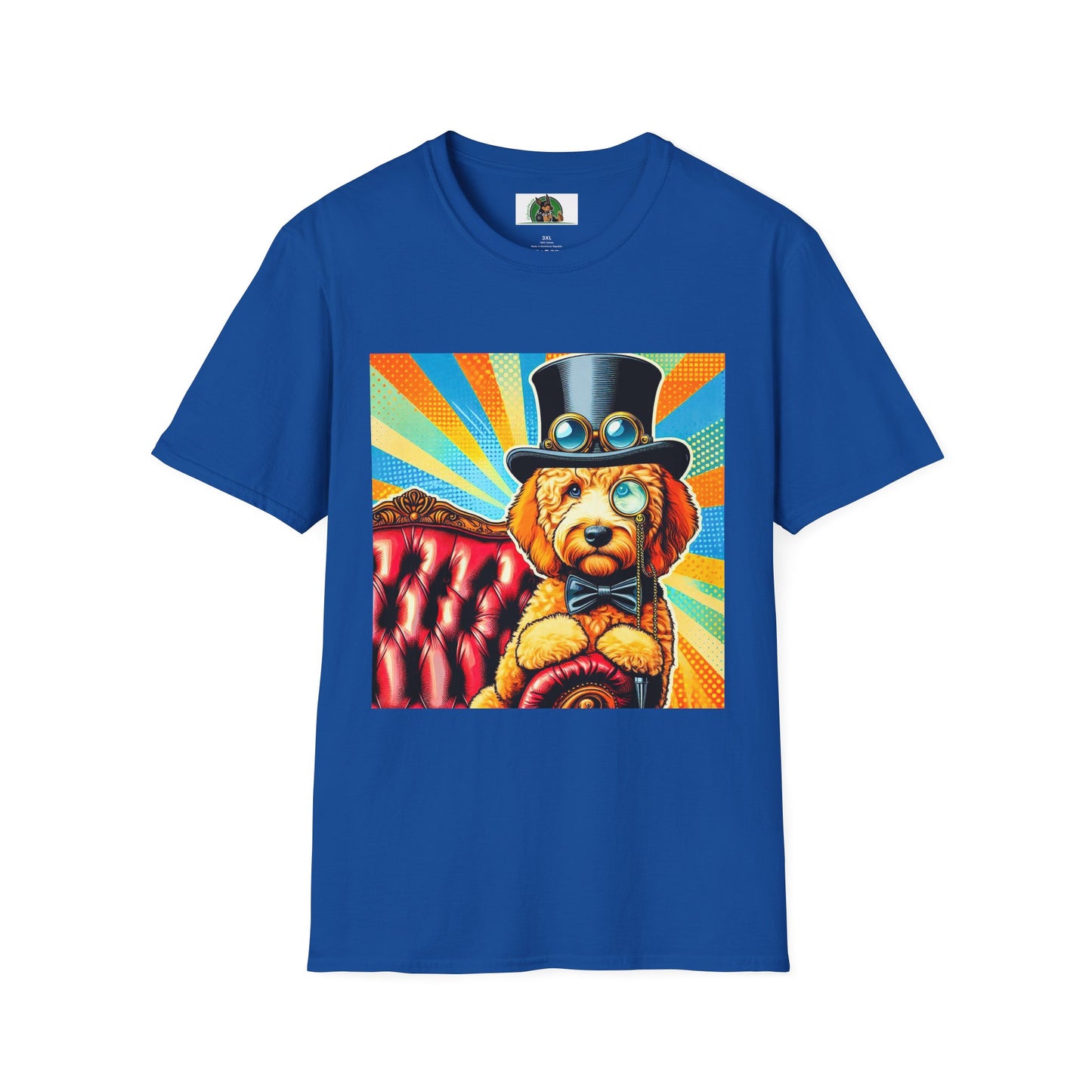 Golden Doodle steam punk cutie r shirt T-Shirt Printify XS Royal