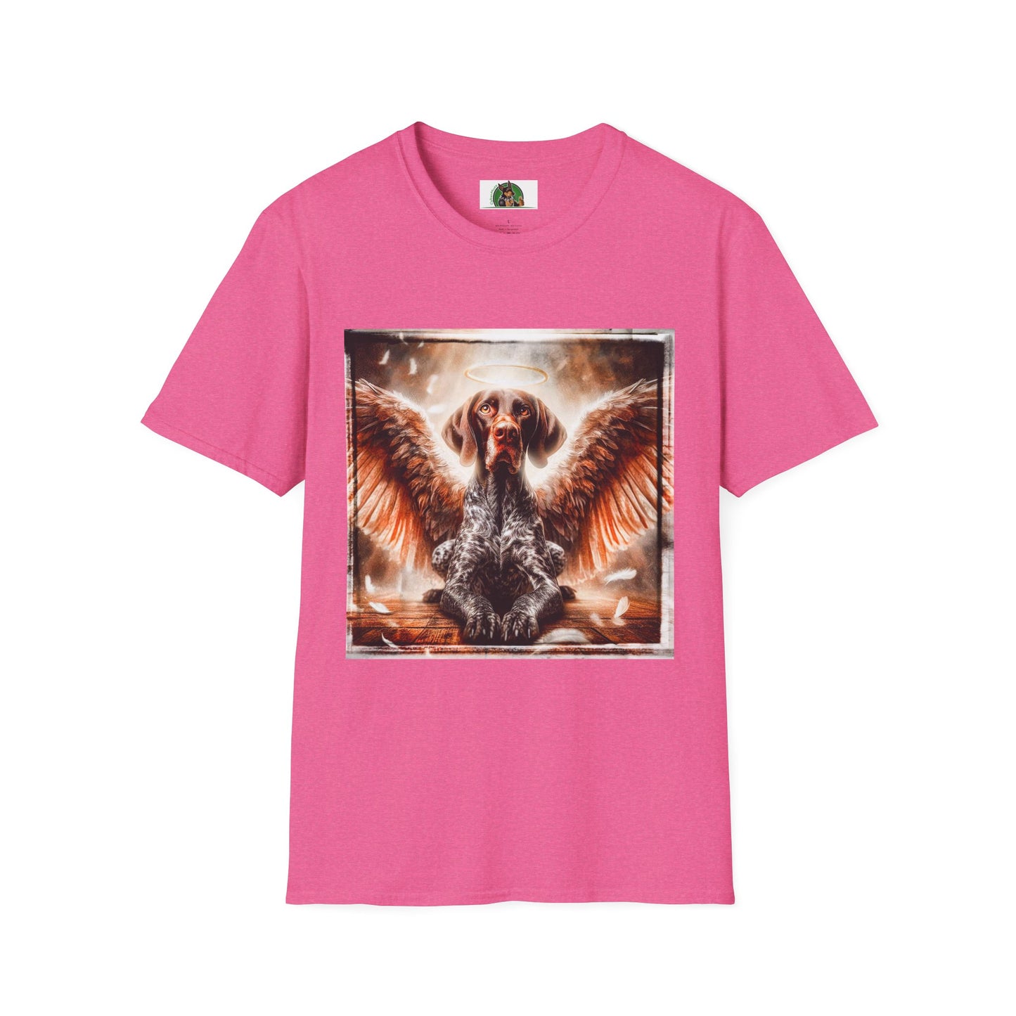 Dog Lover T-Shirt - German Shorthaired Pointer T-Shirt Printify S Heather Heliconia