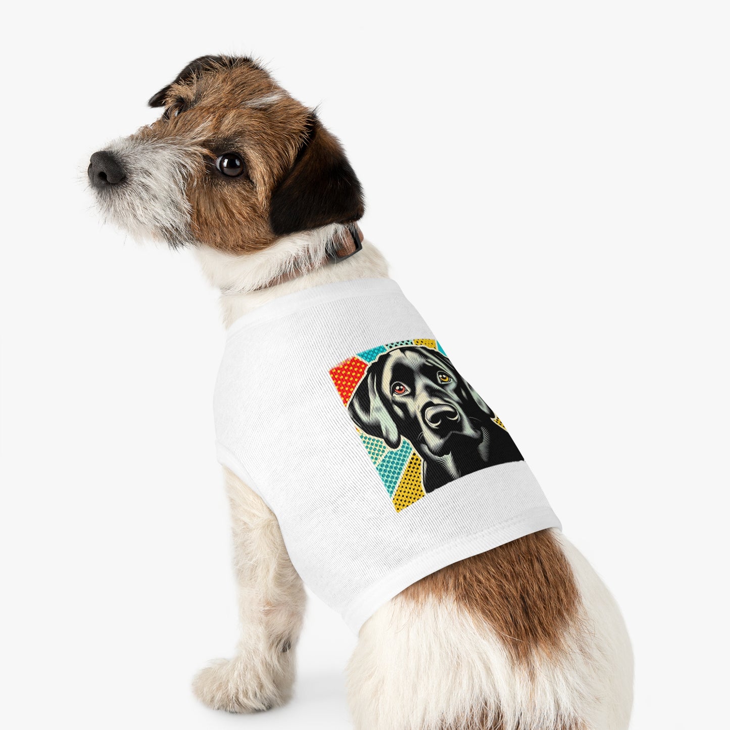 Labrador Retriever colorful comic shirt Pets Printify