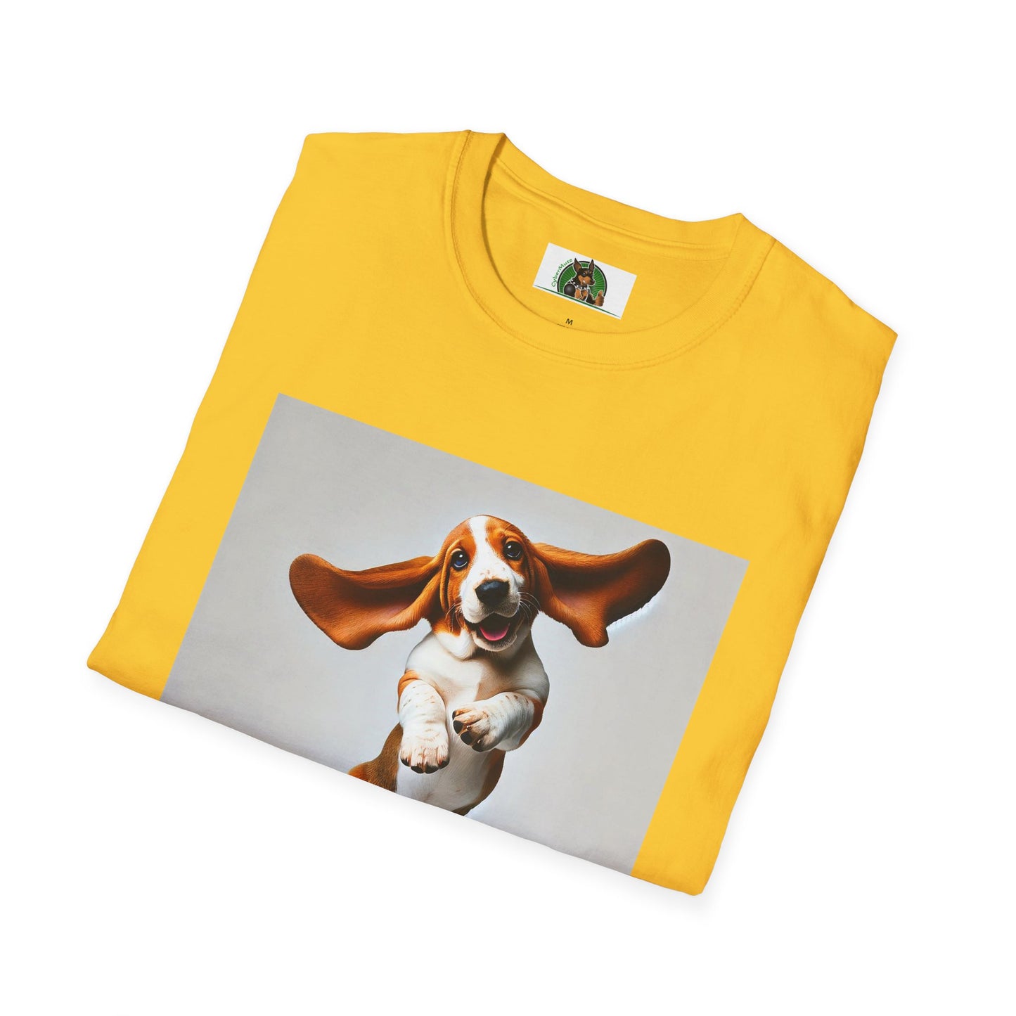 Bassett Hound T-Shirt - Dancing Dog Design