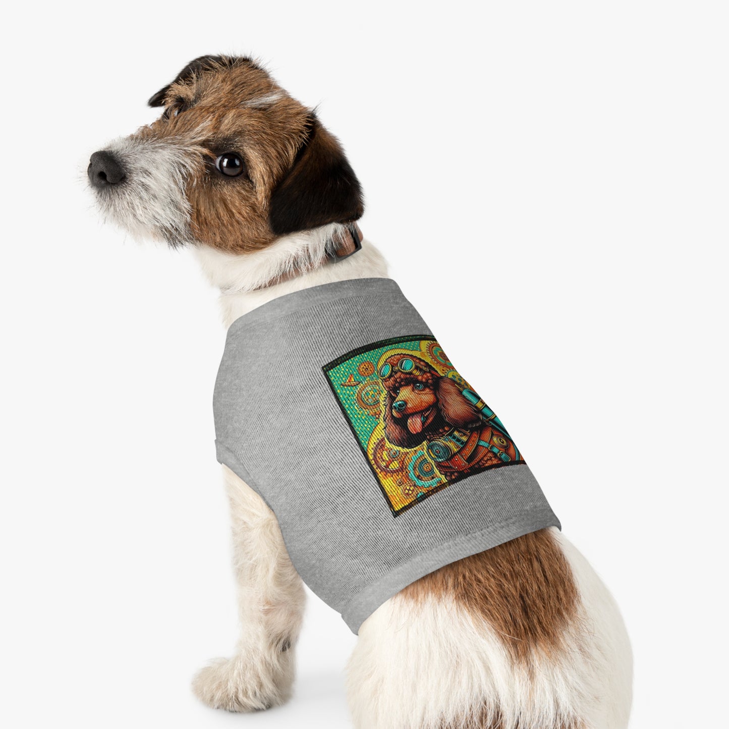 Pet Tank Top Poodle Pets Printify