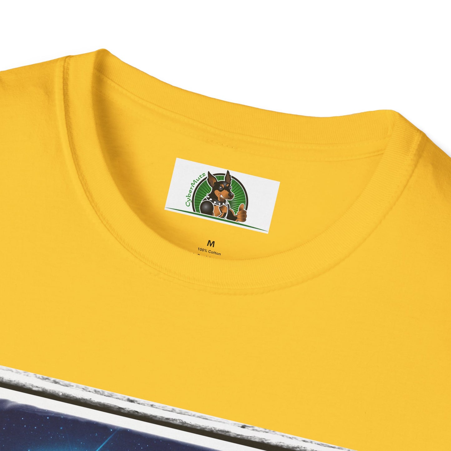 Beagle Sitting Under Rainbow Bridge T-Shirt Printify