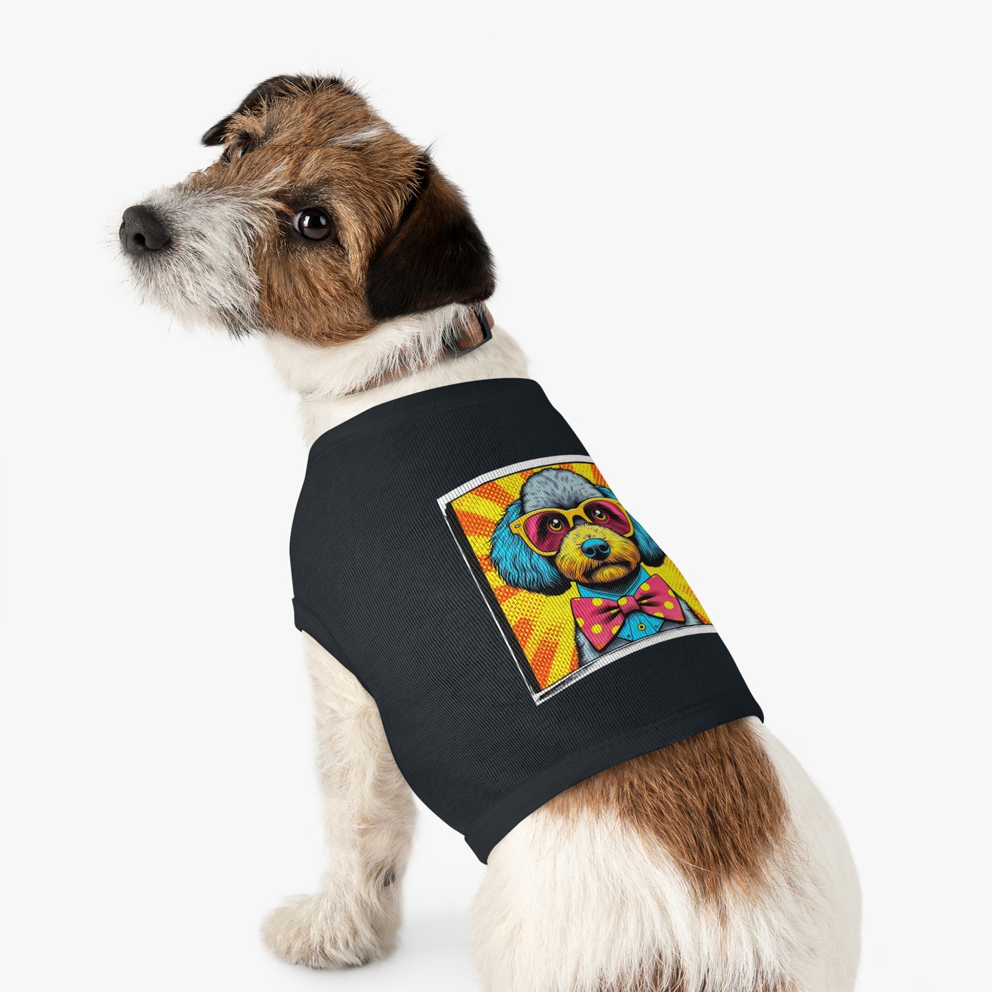 Pet Tank Top Sheepadoodle pop art Pets Printify
