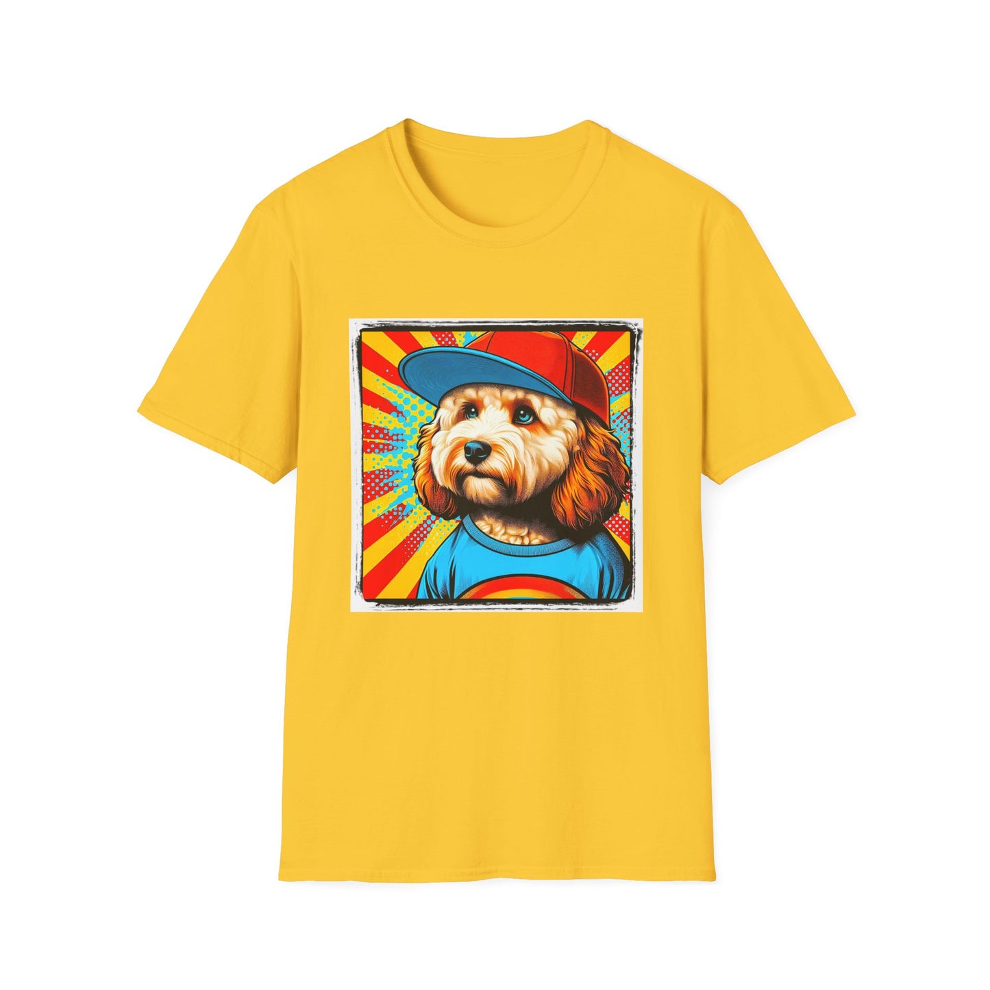 CockerPoo American baseball t shirt T-Shirt Printify S Daisy
