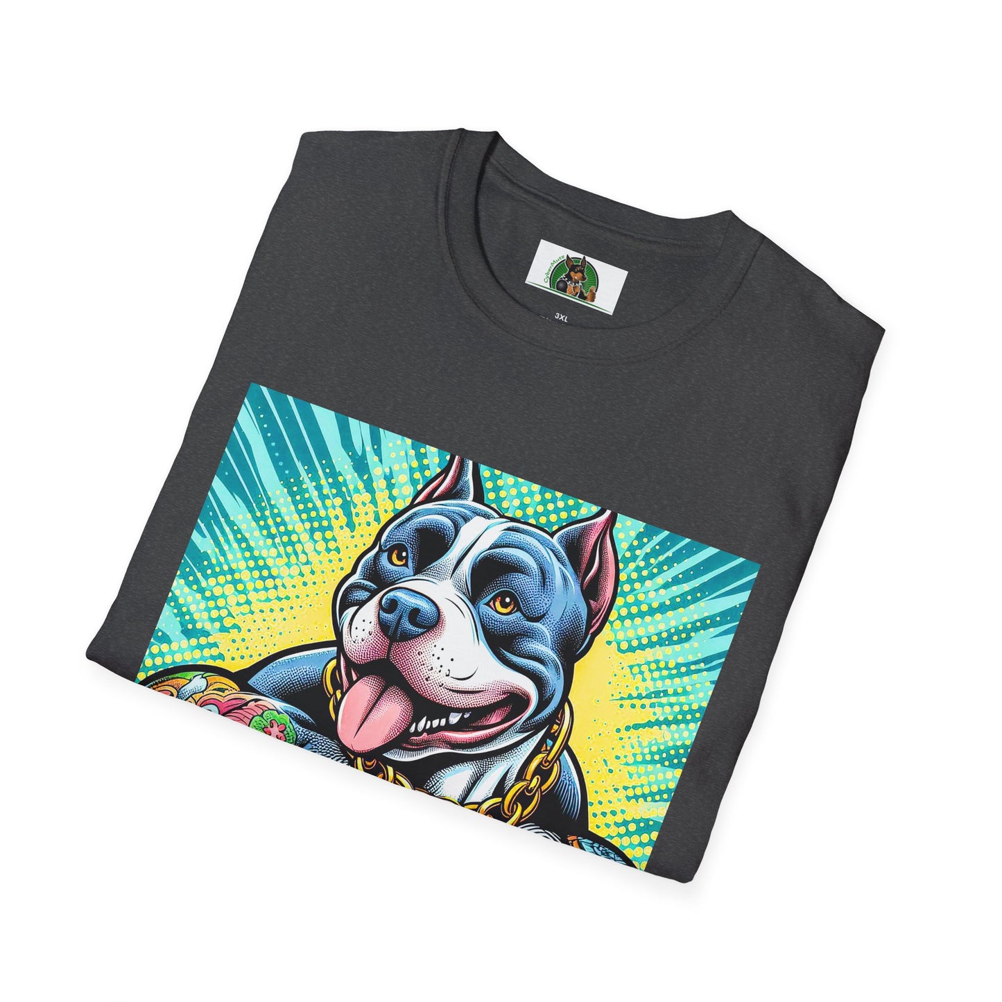 Pit Bull big muscles shirt T-Shirt Printify