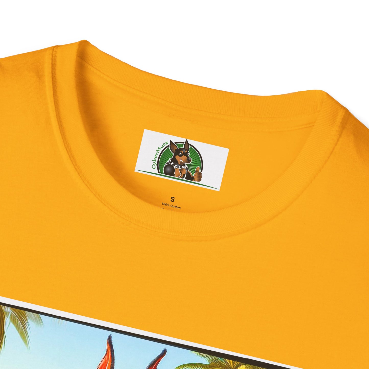 Doberman beach hunk t shirt