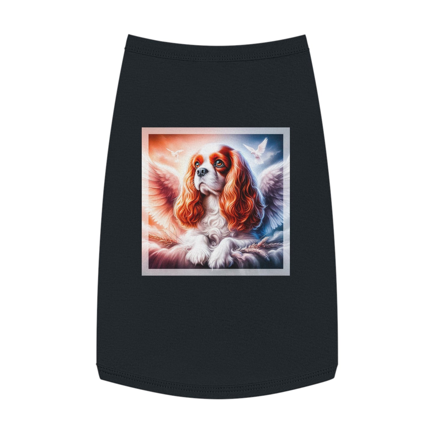 Pet Tank Top Cavalier King Charles Spaniel Angel Pets Printify