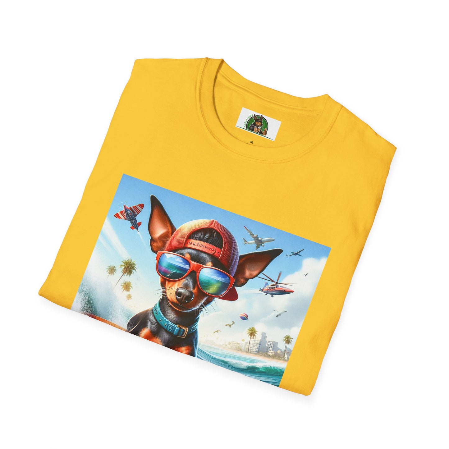 Min Pin T-Shirt tiny surfer