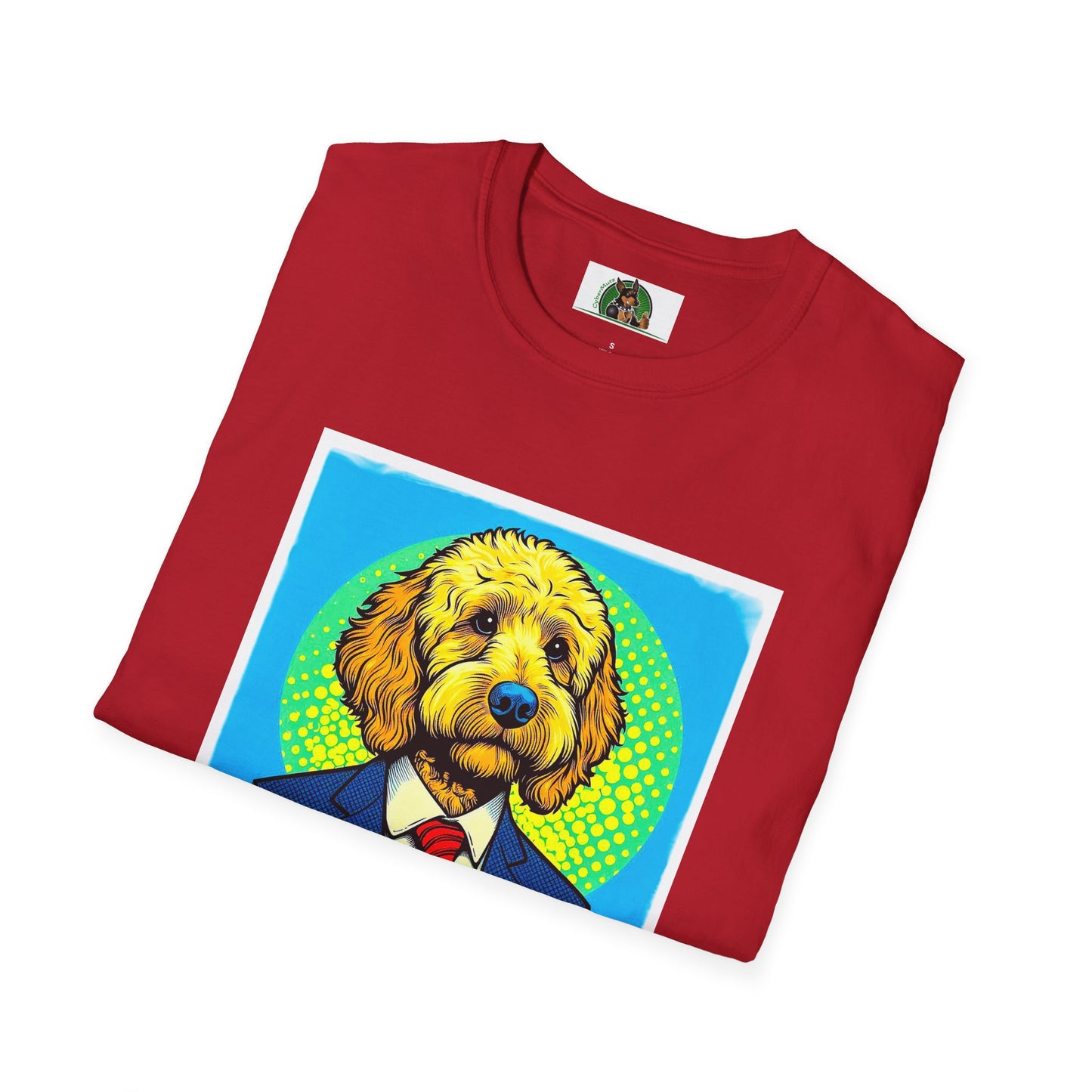 Golden Doodle businessman t shirt