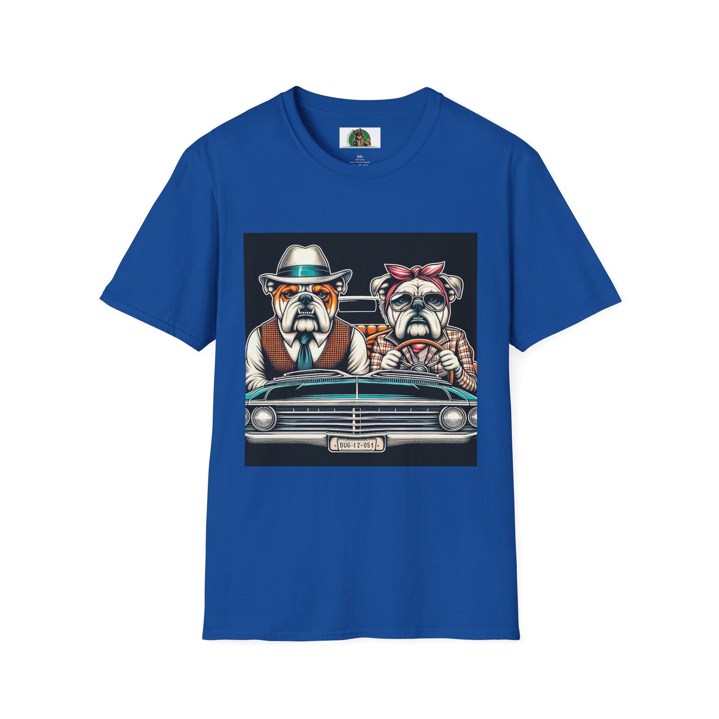 Wacky Bulldog 20s couple t shirt T-Shirt Printify XS Royal
