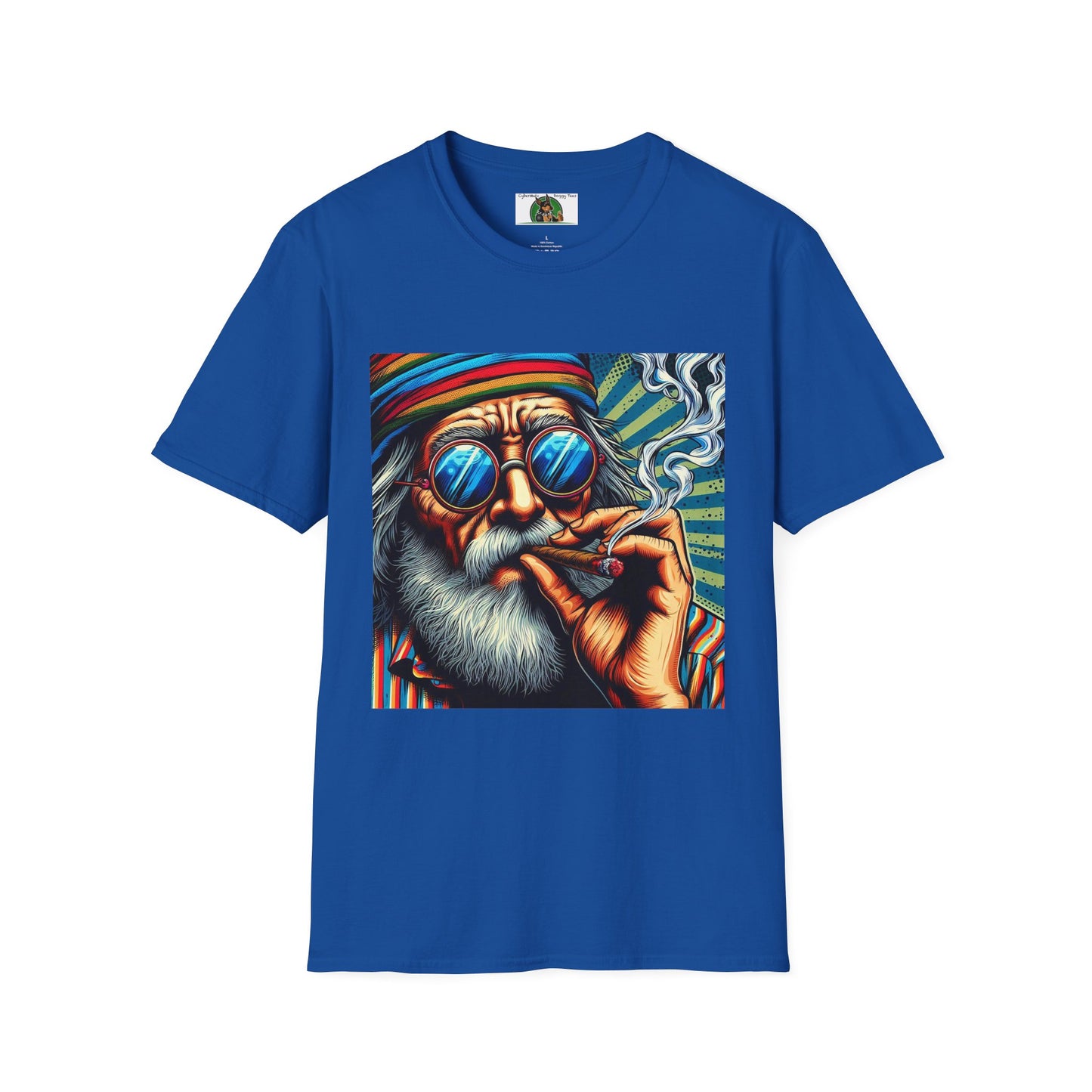 Smoke it up Wacky Dude T-Shirt Printify Royal S