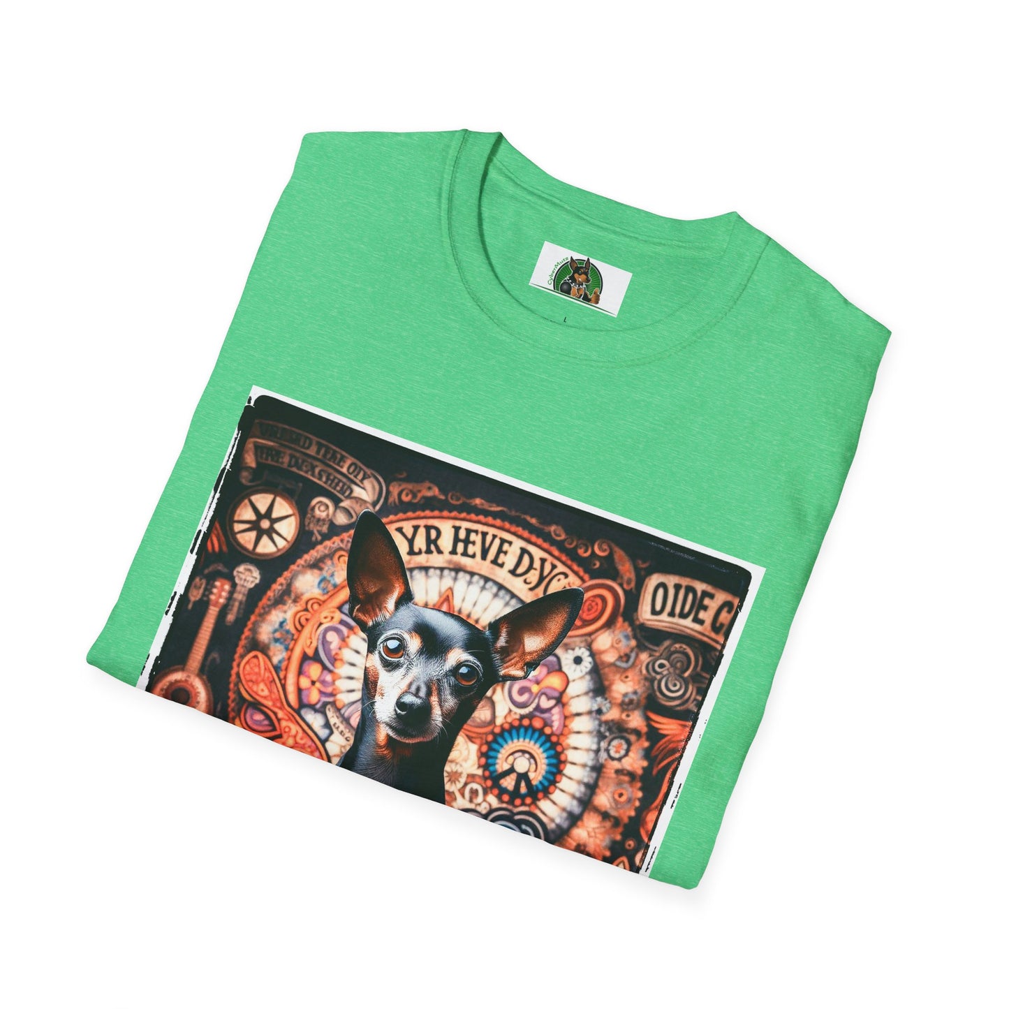 Min Pin T-Shirt hippie boy