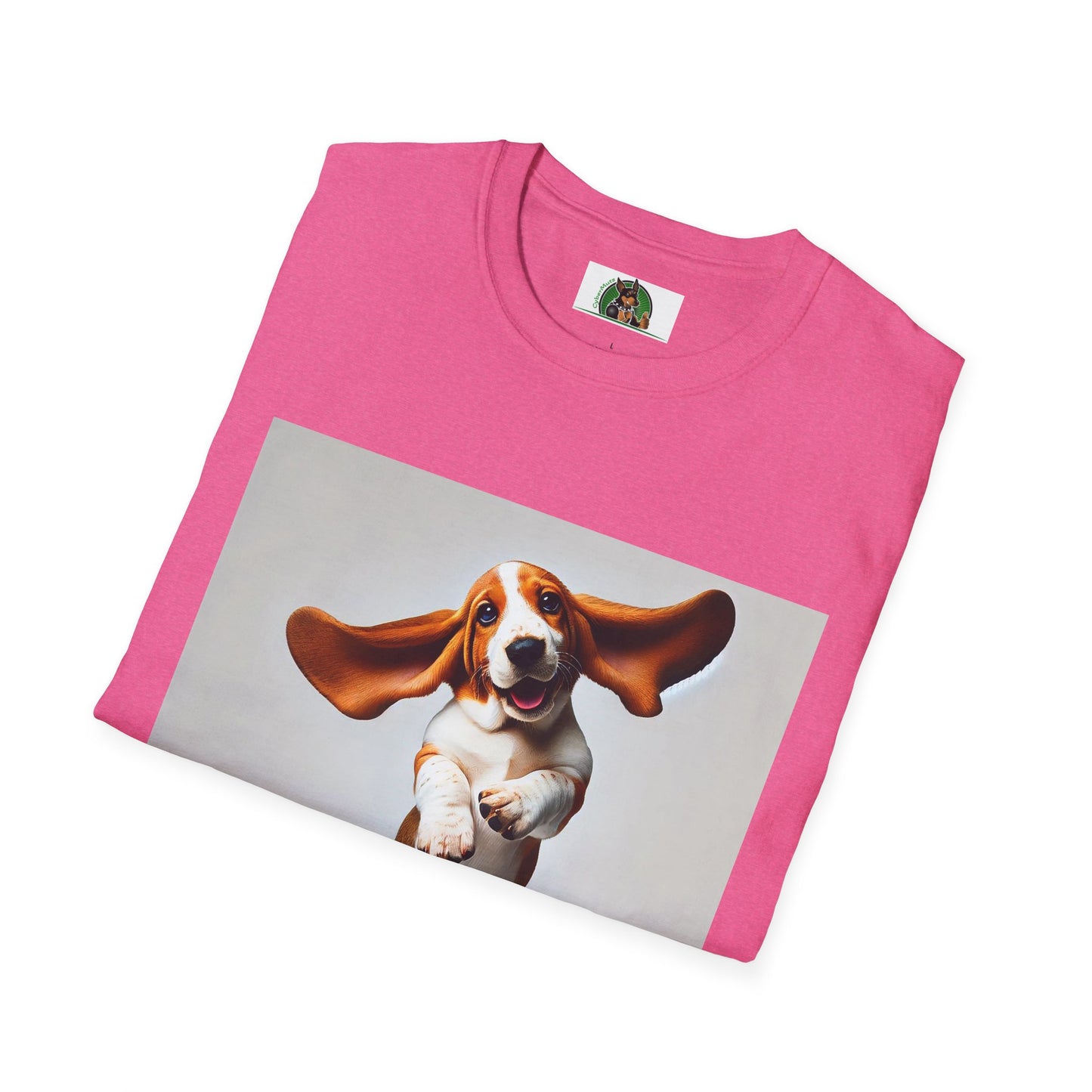 Bassett Hound T-Shirt - Dancing Dog Design
