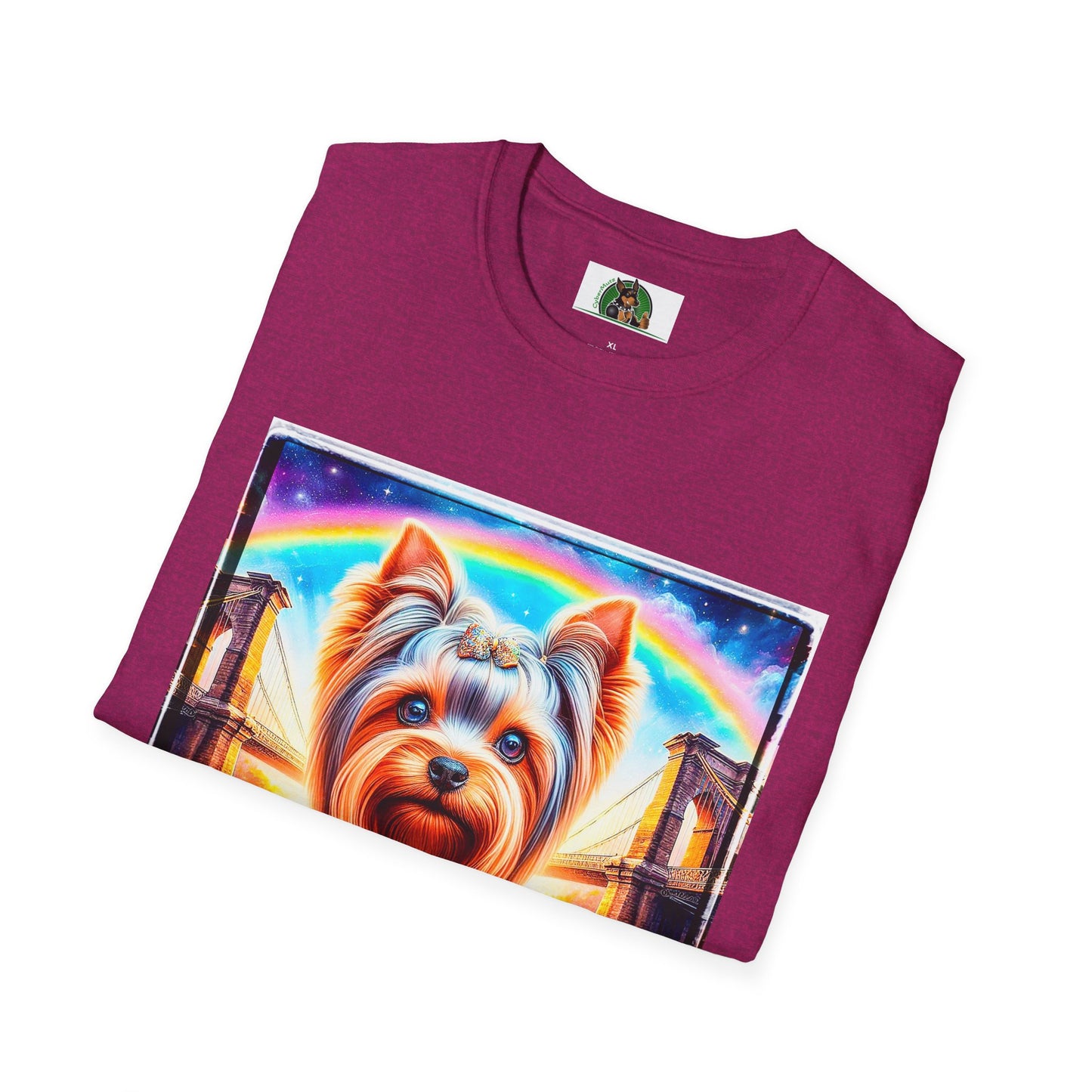 Yorkie rainbow bridge shirt