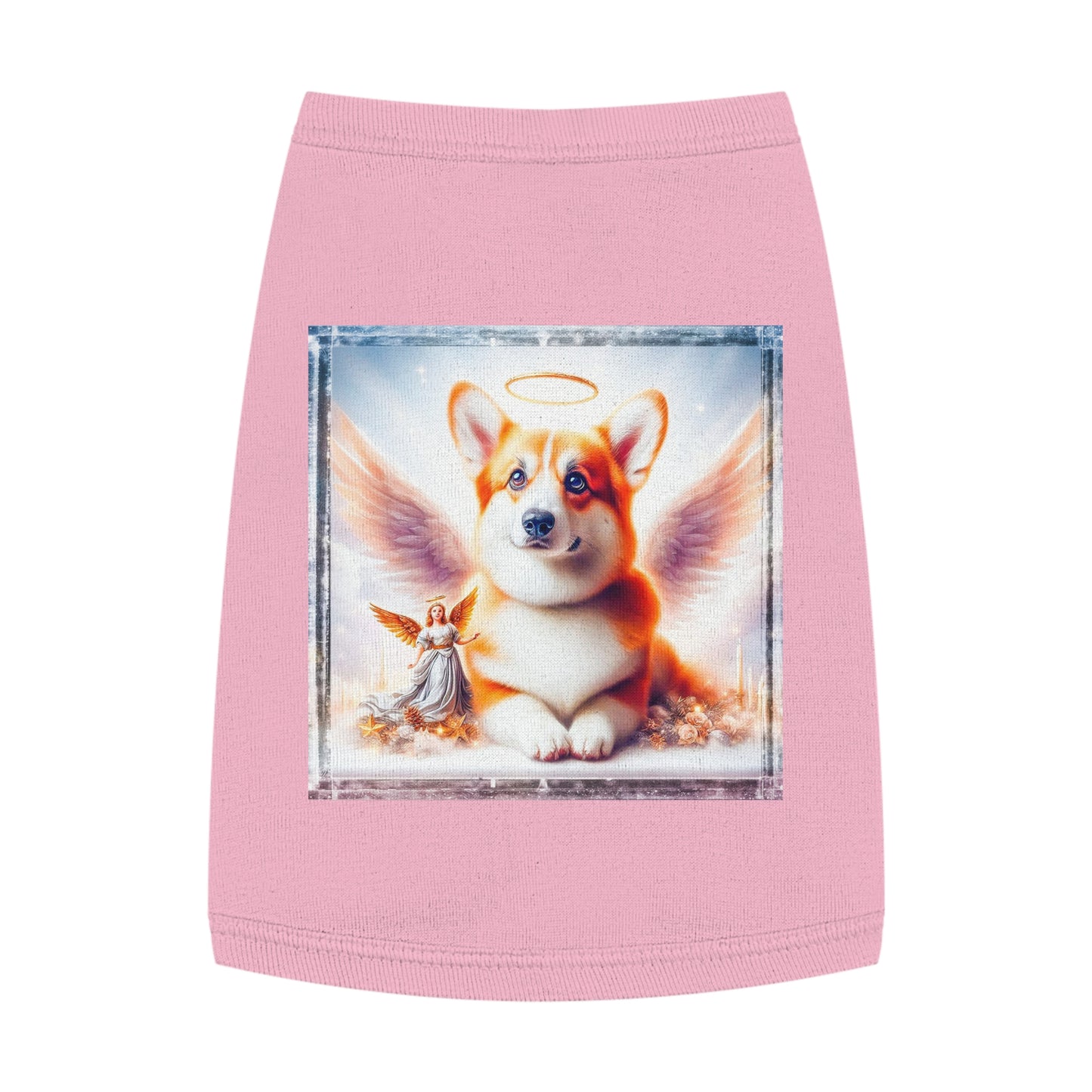 Pembroke Welsh corgi pretty Angel Pets Printify M Pink