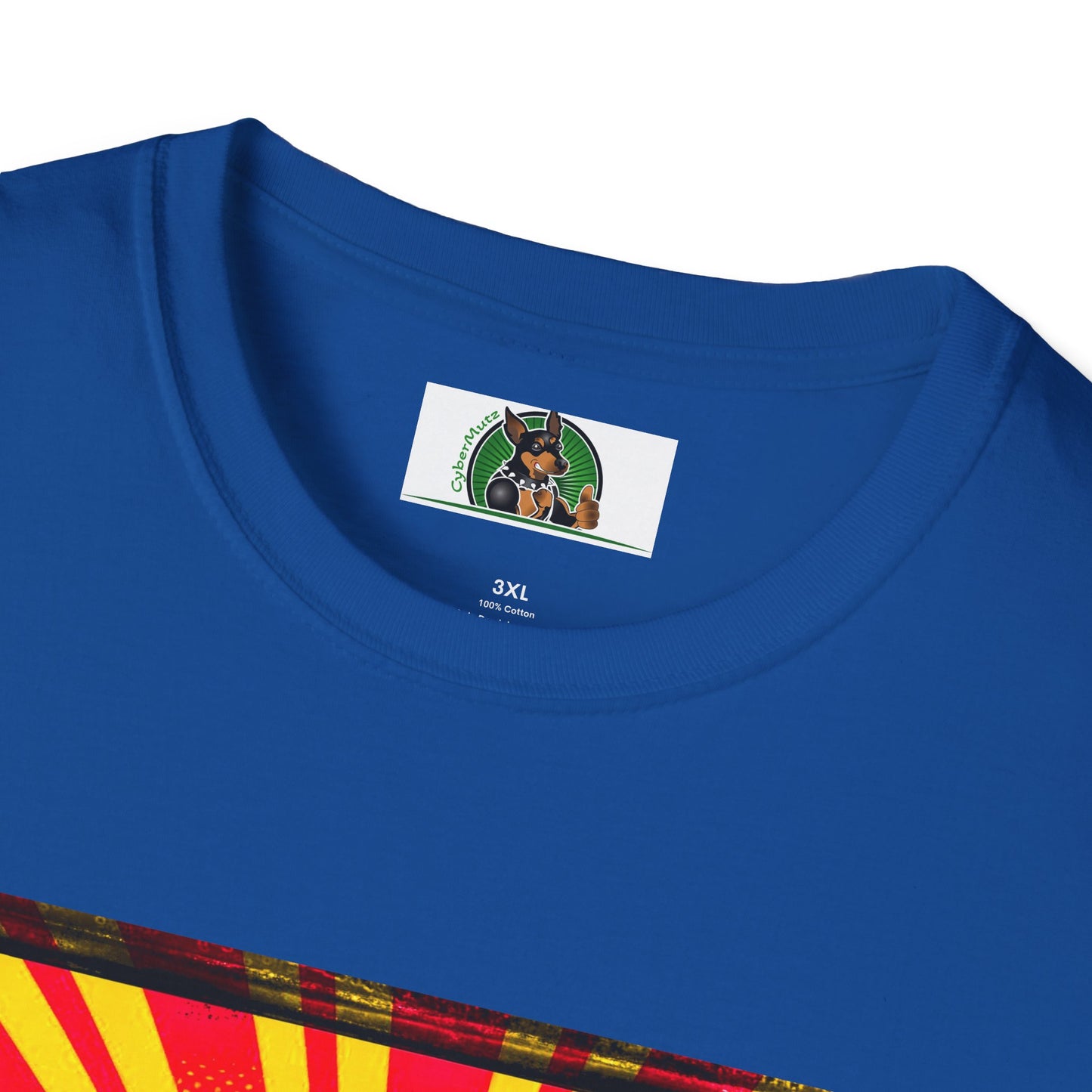 Dalmatian colorful surfing t shirt T-Shirt Printify