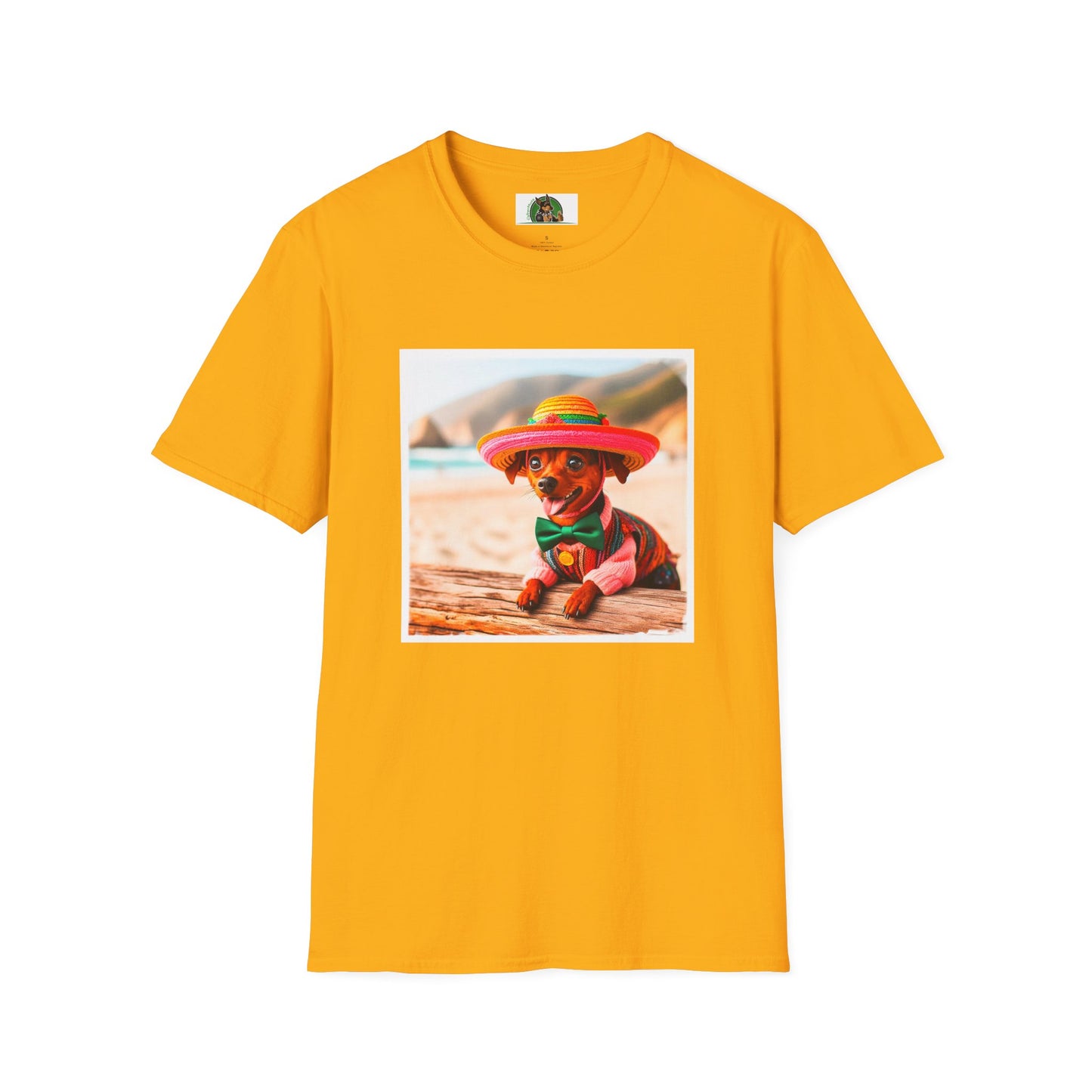 Min Pin T-Shirt fiesta fun T-Shirt Printify S Gold