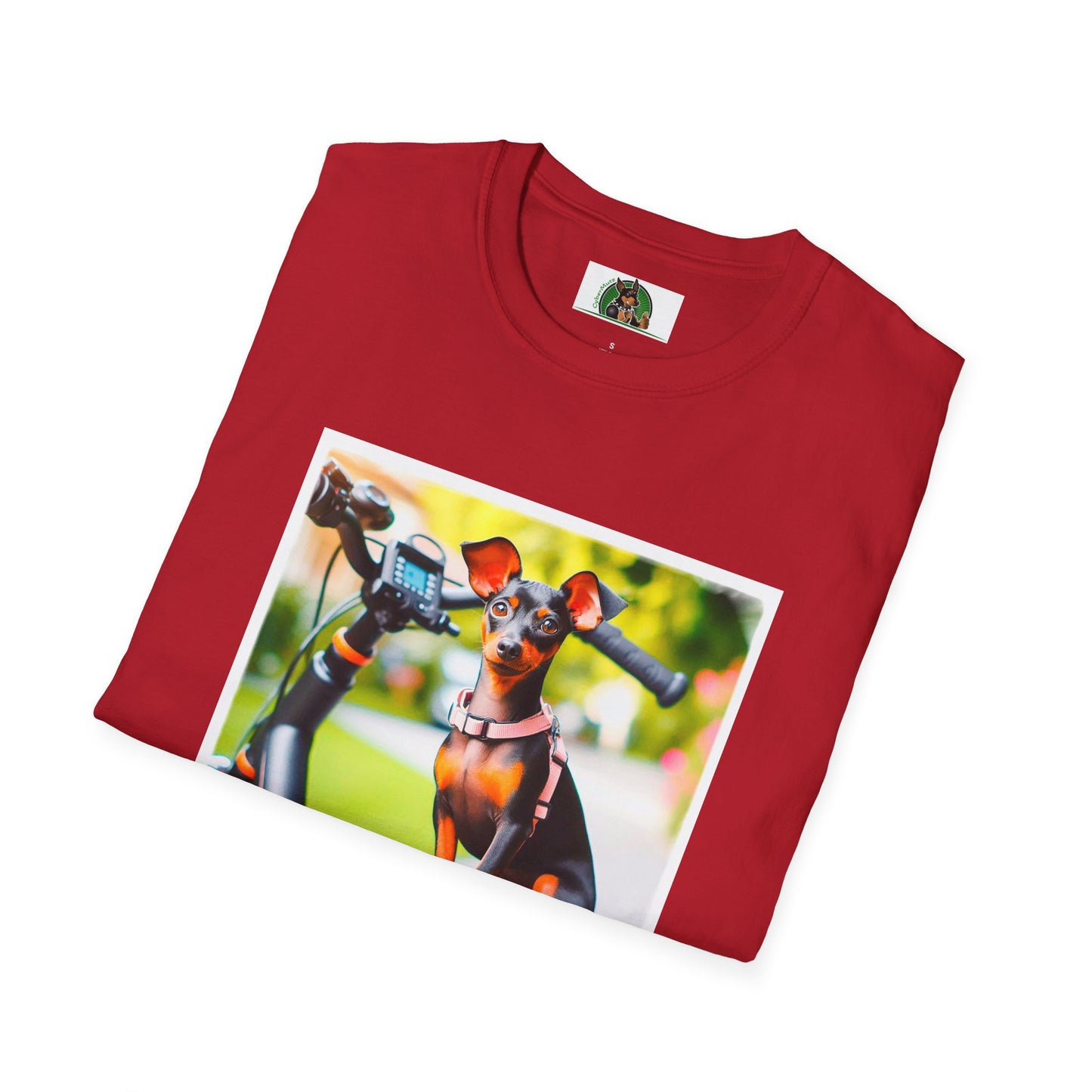 Min Pin T-Shirt bike riding