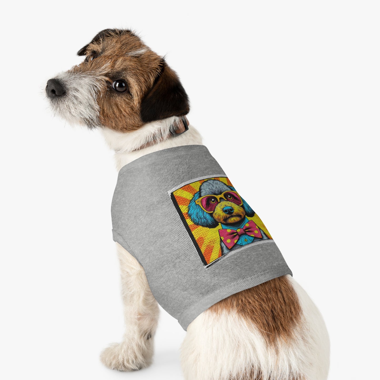 Pet Tank Top Sheepadoodle pop art Pets Printify