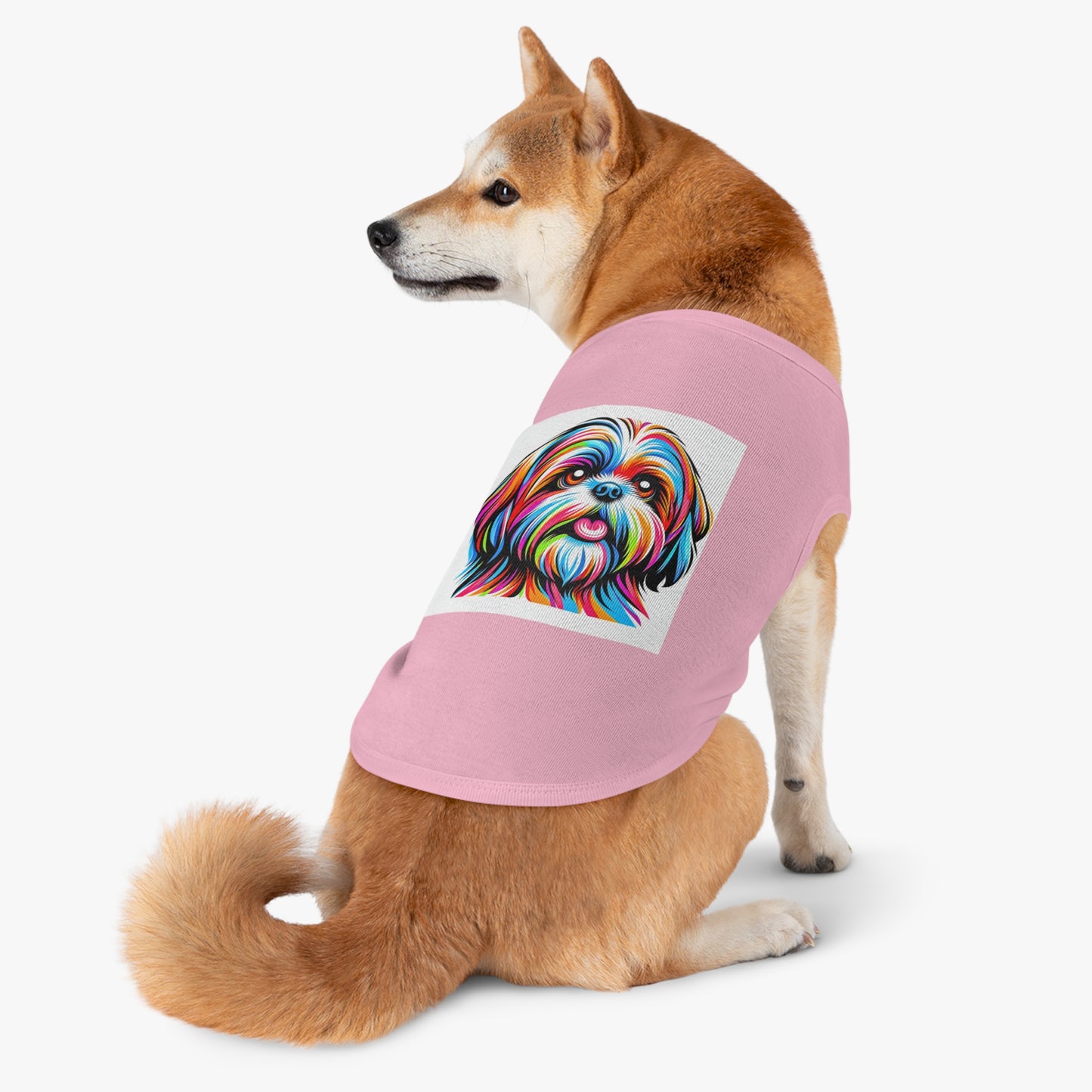 Pet Tank Top Shih Tzu pretty painting
