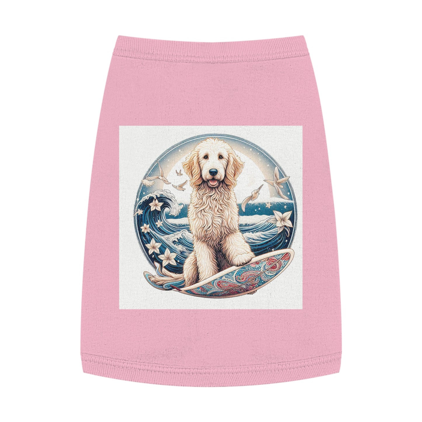 Pet Tank Golden Doodle Pets Printify M Pink