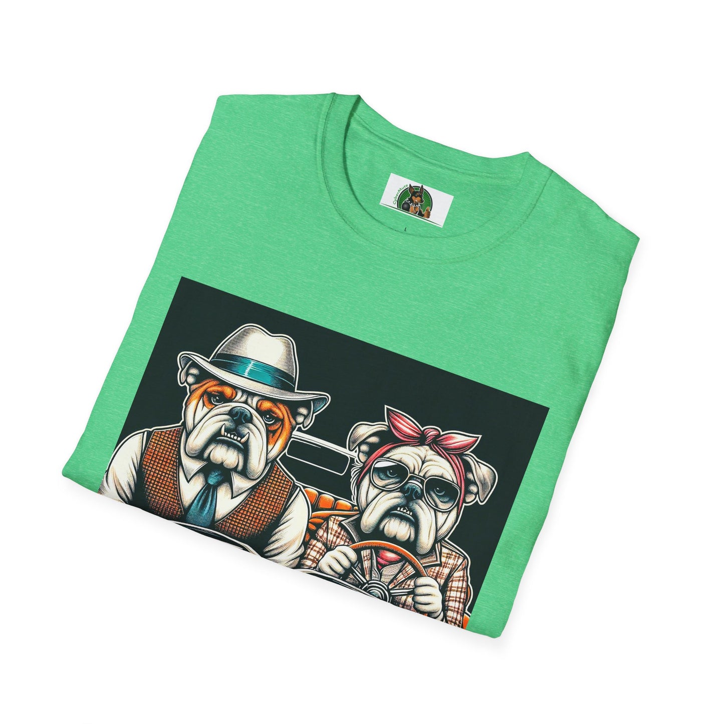 Wacky Bulldog 20s couple t shirt