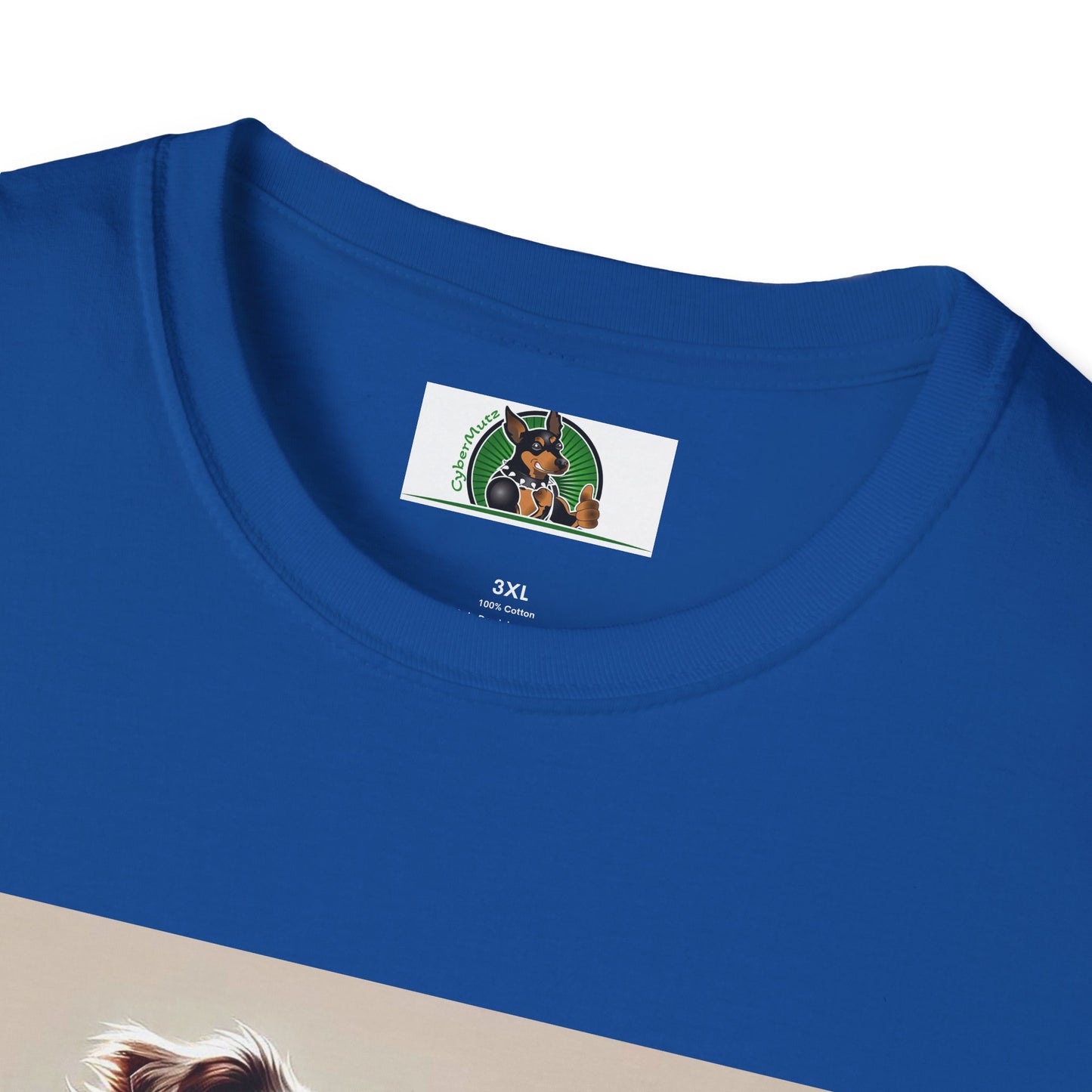 Dog Lover T-Shirt - Dancing Dog Australian Shepherd T-Shirt Printify