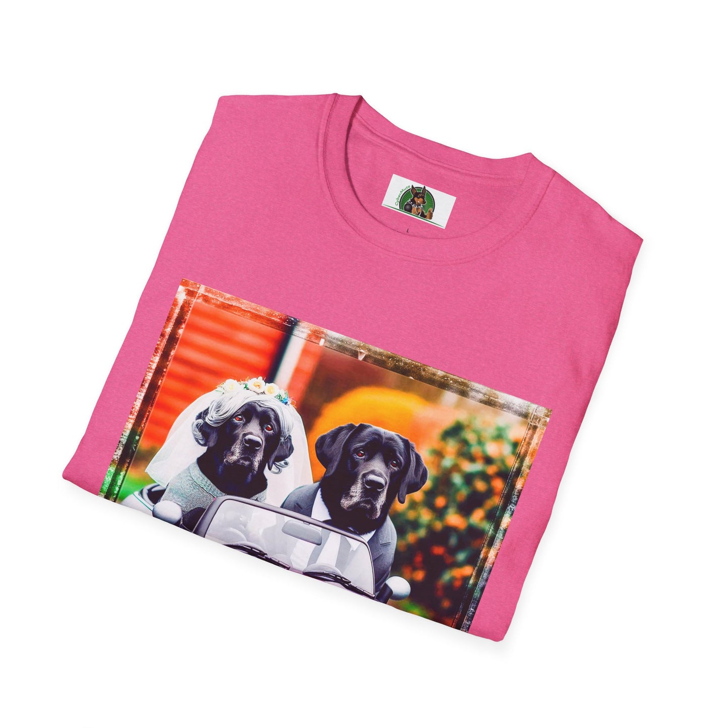 Wacky Labrador Retriever T-Shirt Printify