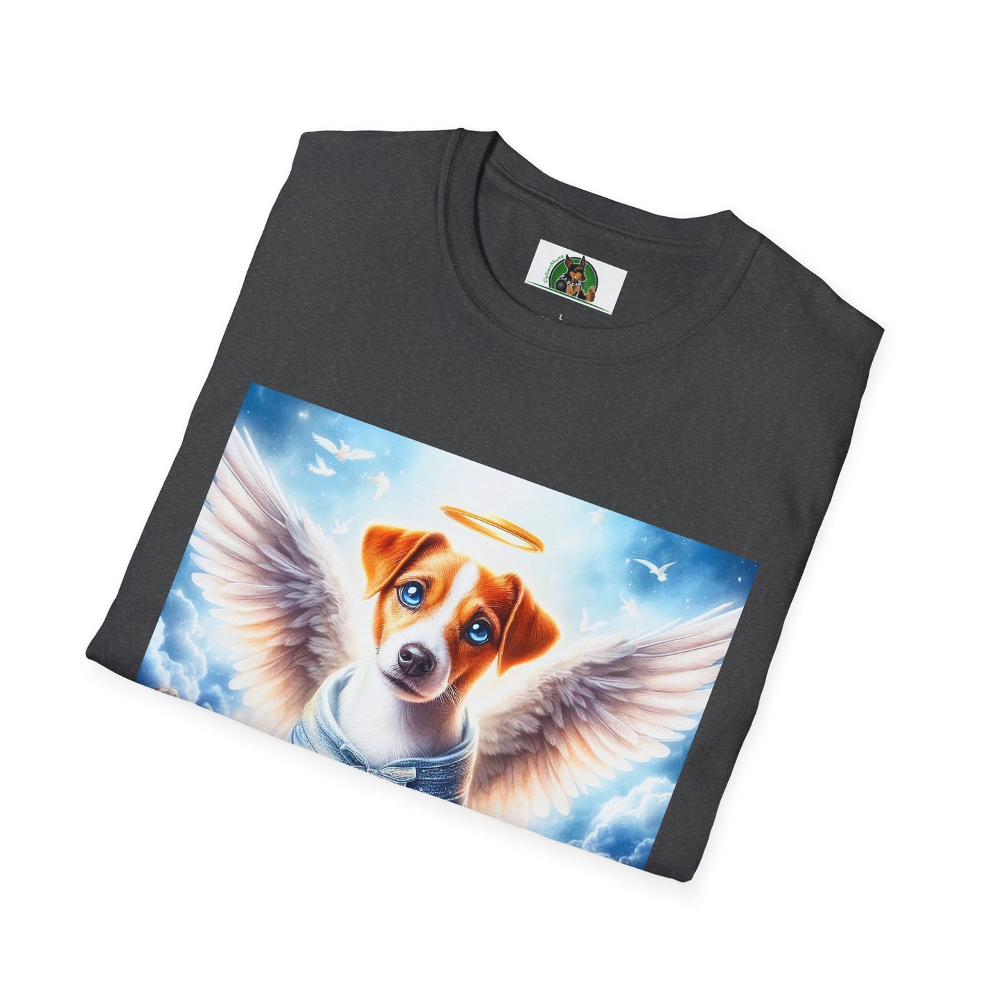 Jack Russell Pajama Puppy Angel T-Shirt Printify