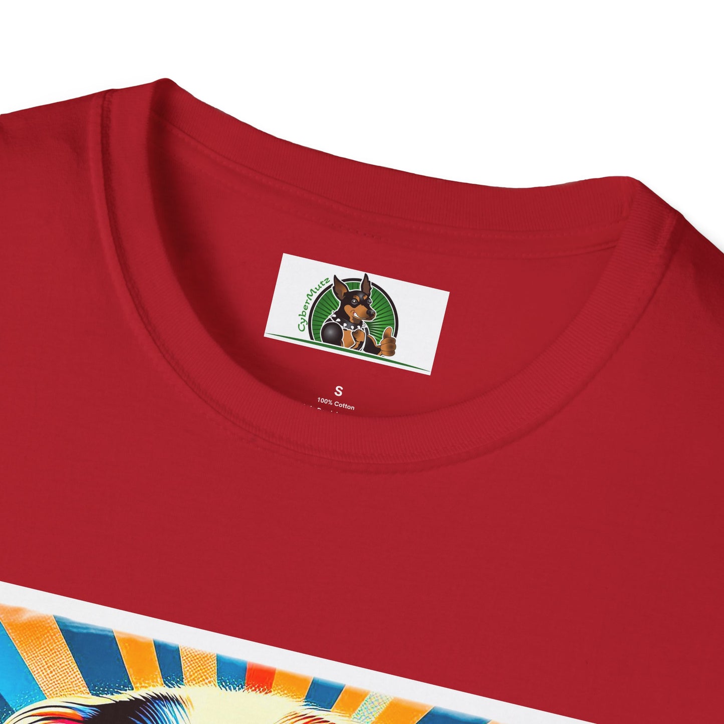 Cavalier King Charles Spaniel Colorful Rainbow T shirt