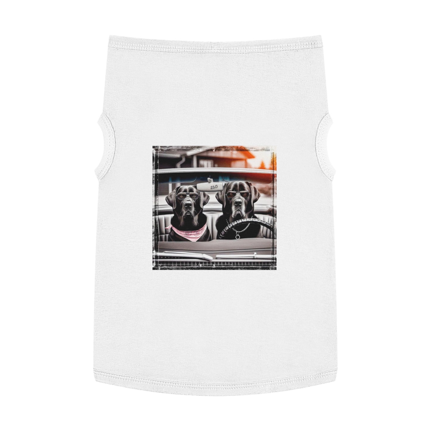 Labrador retriever fun couple shirt Pets Printify XL White