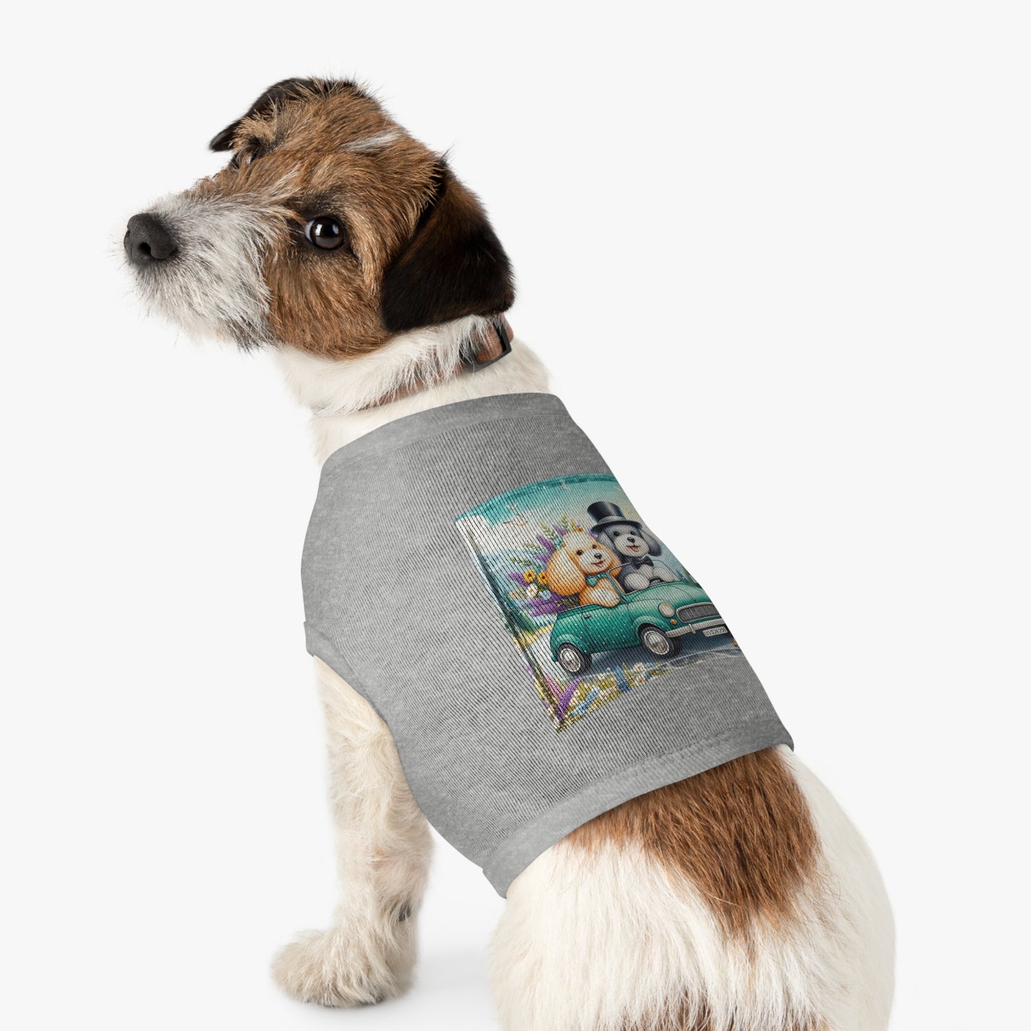Wacky Pet Tank Top Sheepadoodle fun couple Pets Printify