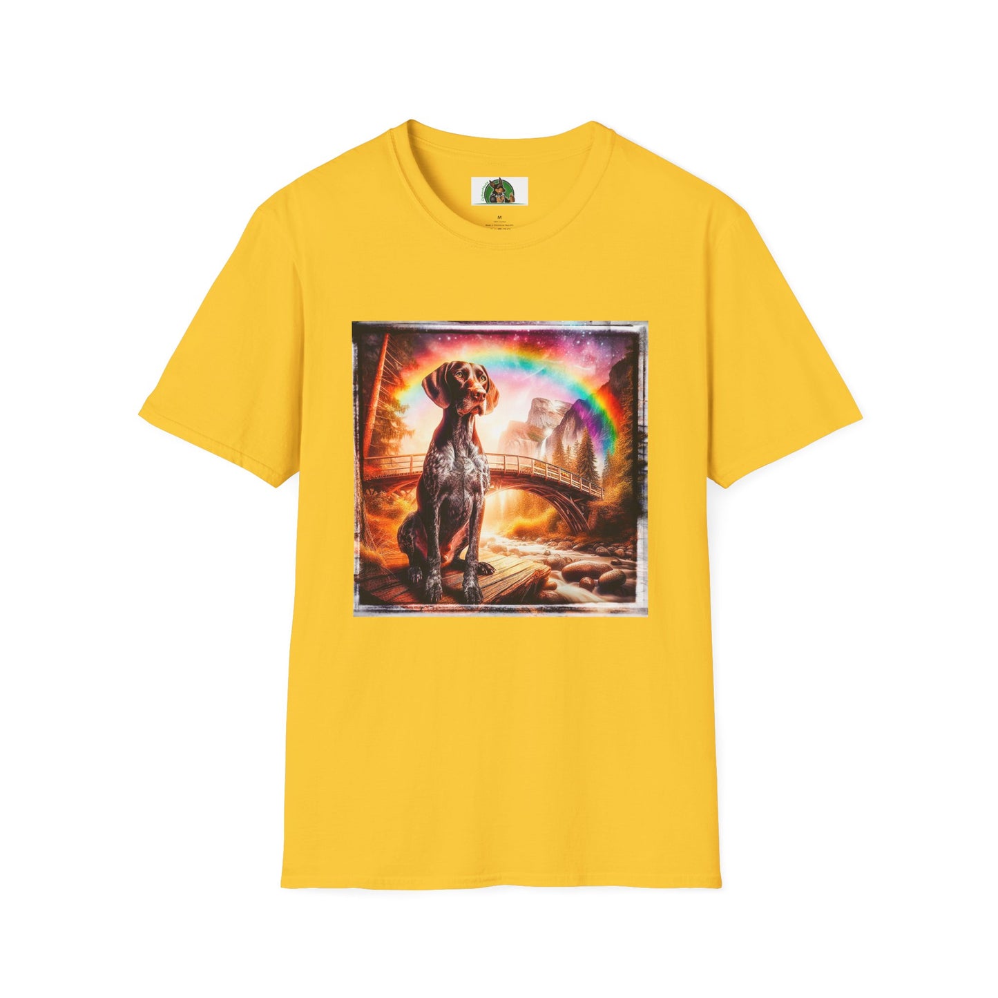 German Shorthaired Pointer crashing waves t shirt T-Shirt Printify S Daisy