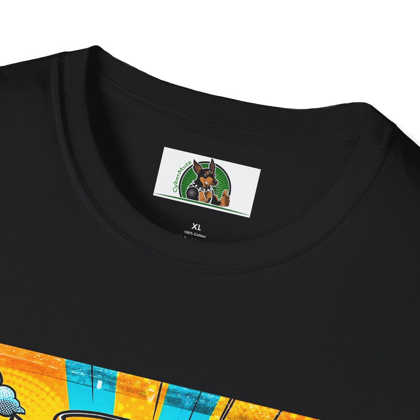 Yorkie pop art clouds shirt T-Shirt Printify