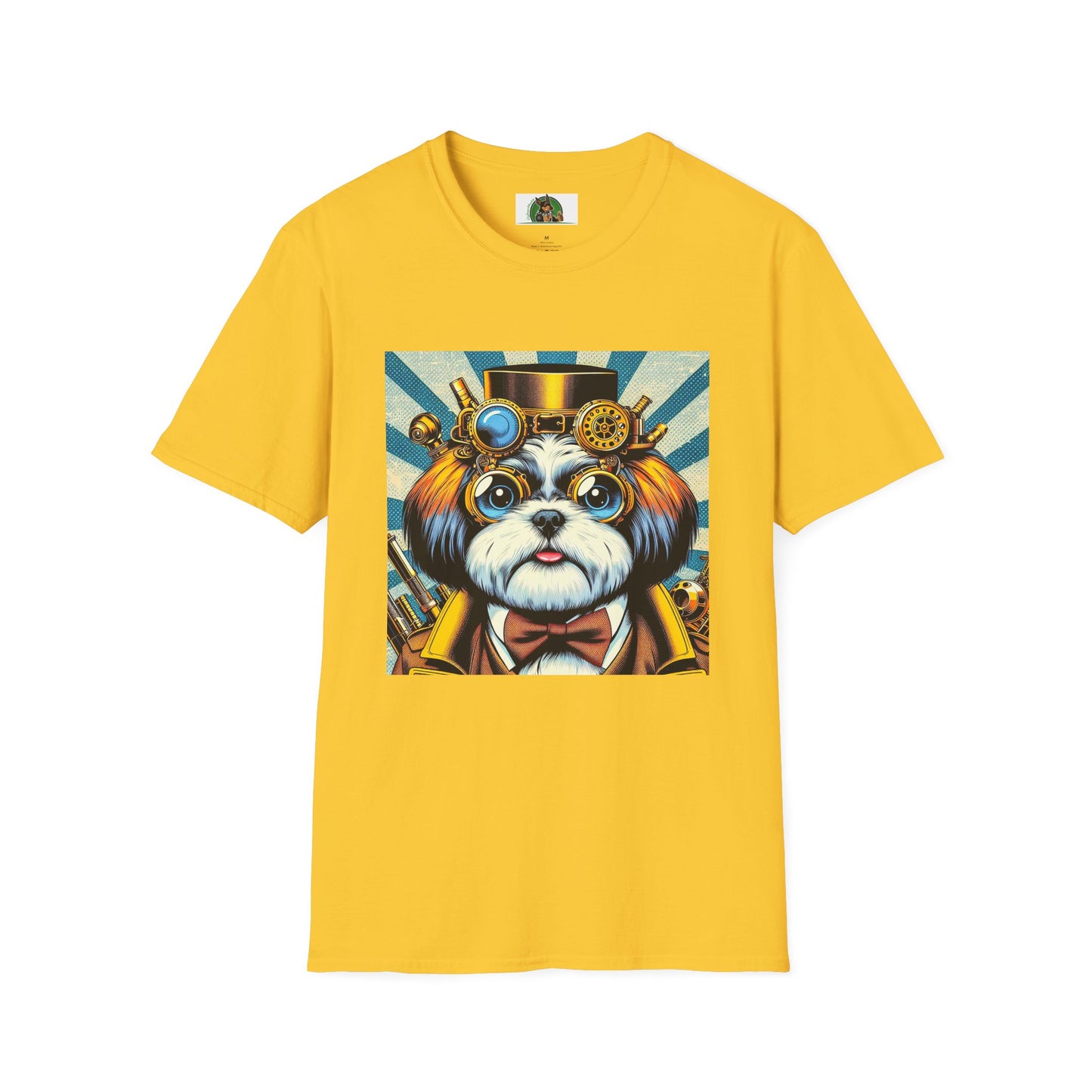Shih Tzu steam punk shirt T-Shirt Printify S Daisy