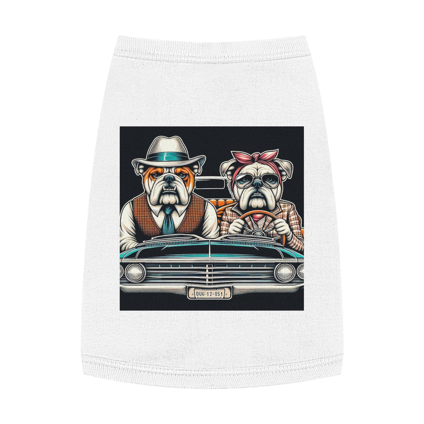 Wacky Pet Tank Top Bulldog old couple t shirt Pets Printify