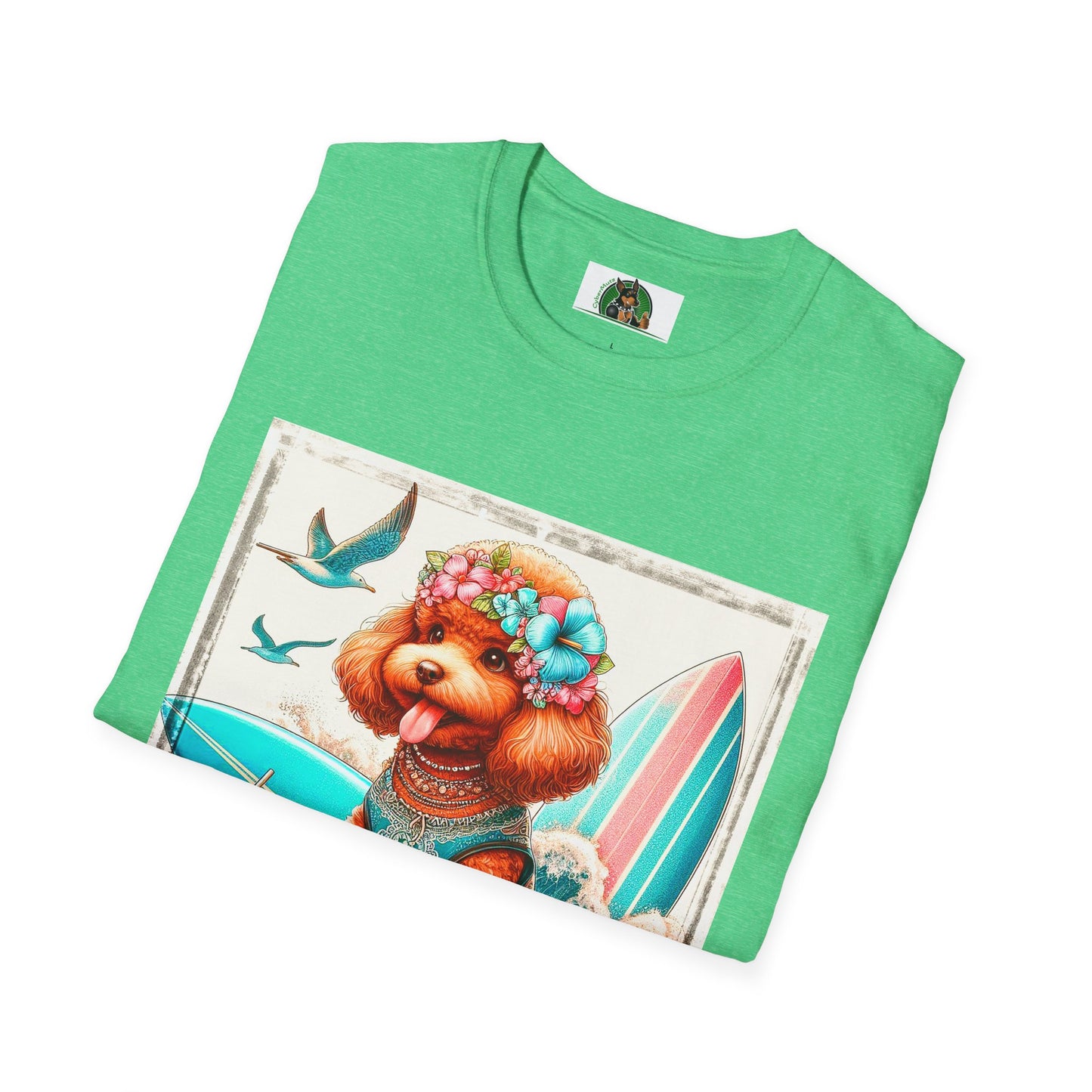 Poodle beach surfer babe t shirt