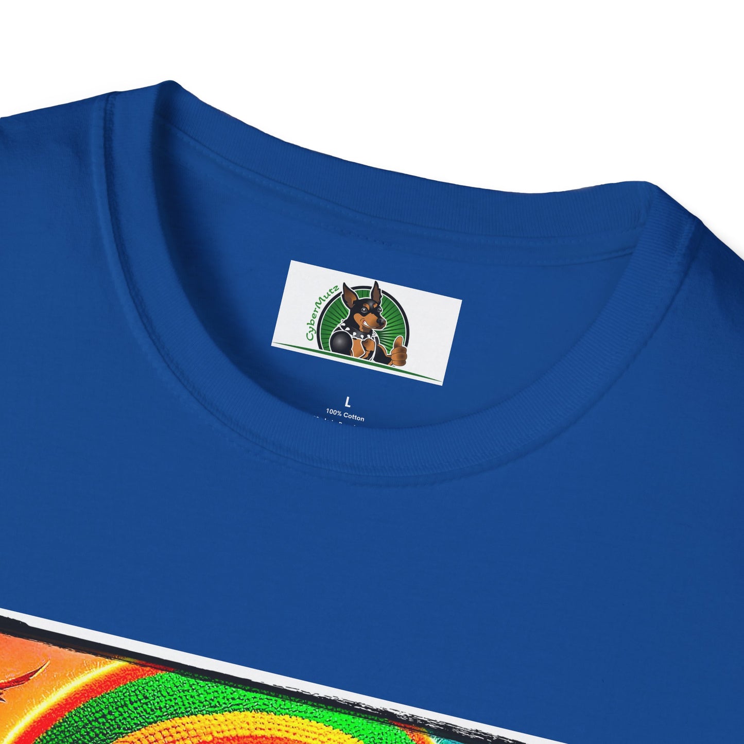 Basset Hound Playing Guitar T-Shirt Printify