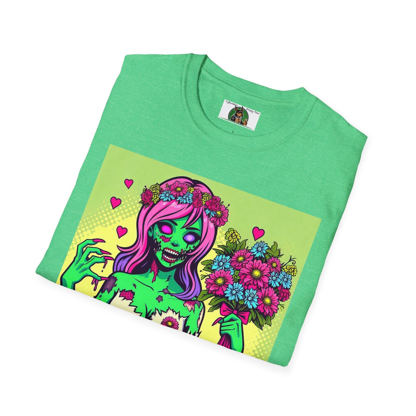 Wacky Zombie Girl T-Shirt Printify