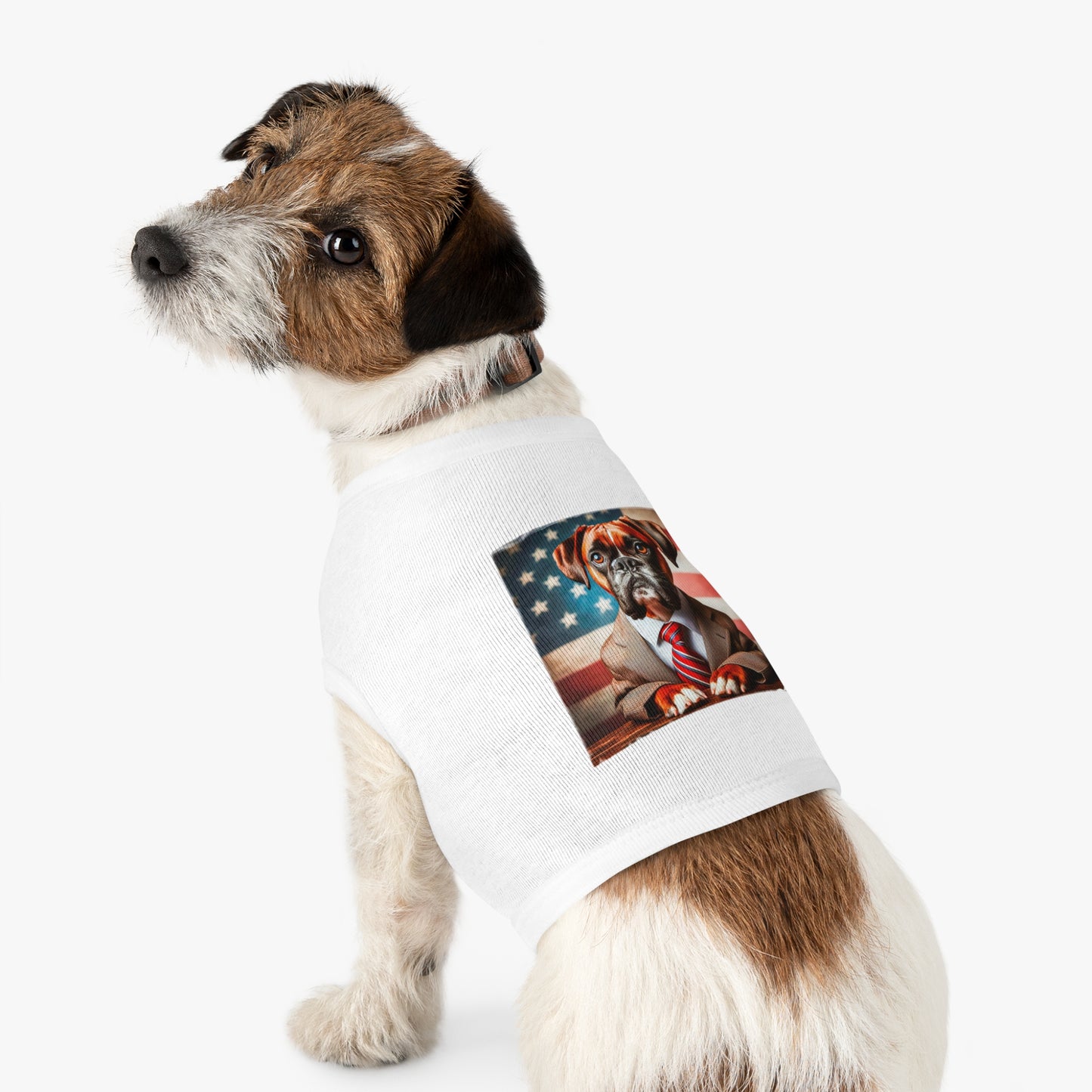 Pet Tank Top Boxer Pets Printify