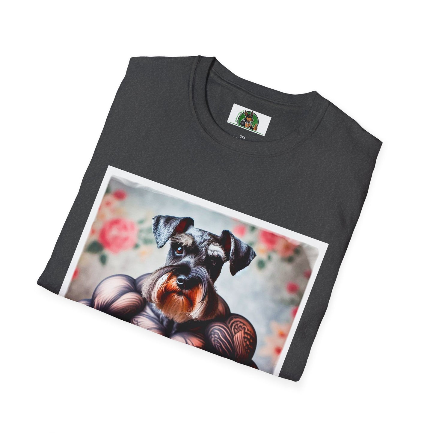 Miniature Schnauzer arm day shirt T-Shirt Printify