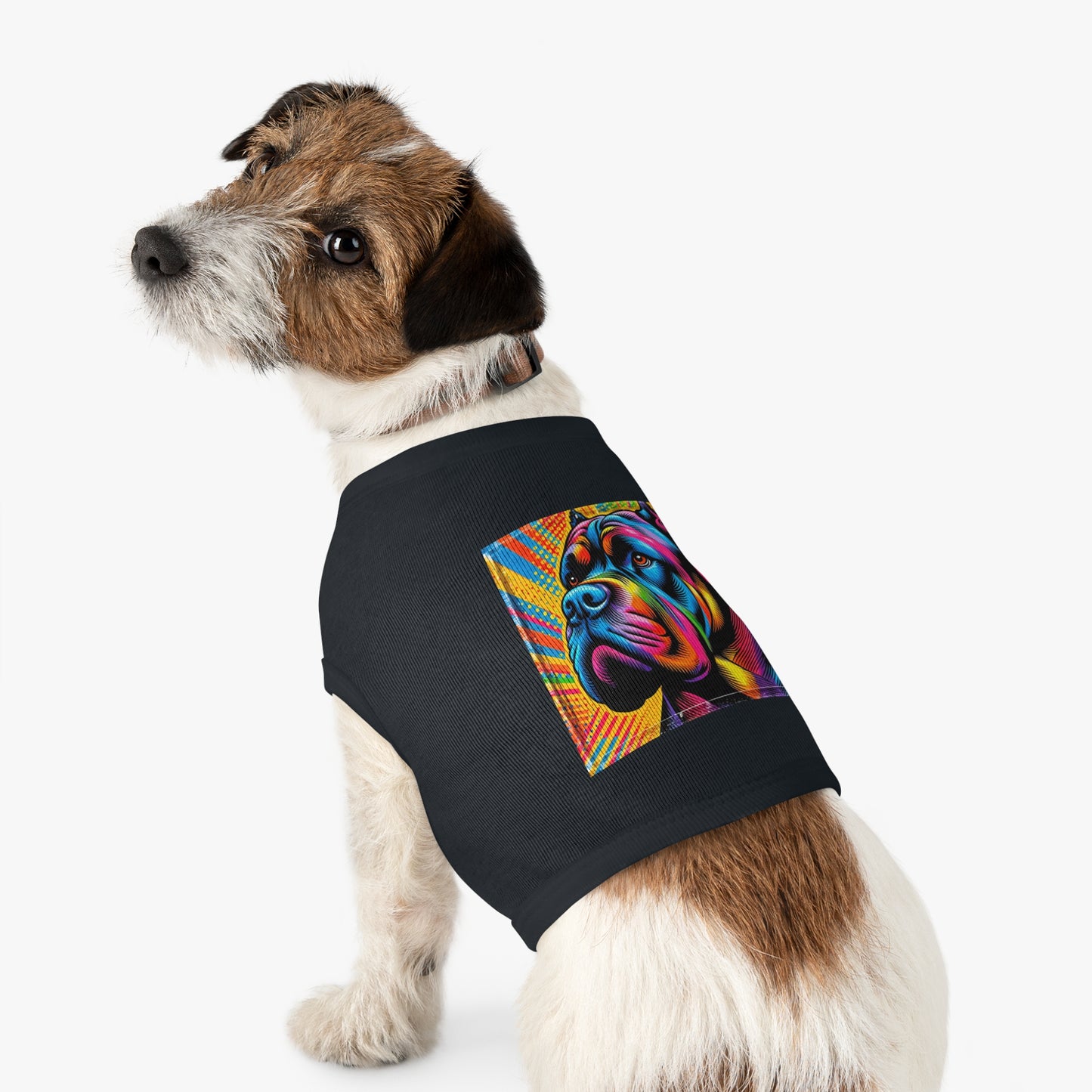 Pet Tank Top Cane Corso Pop Art Pets Printify