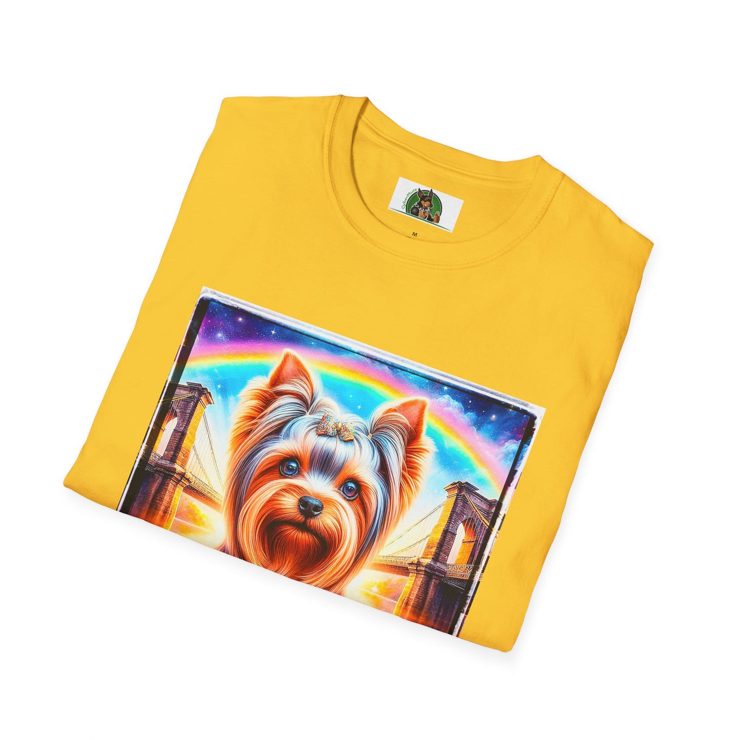 Yorkie rainbow bridge shirt