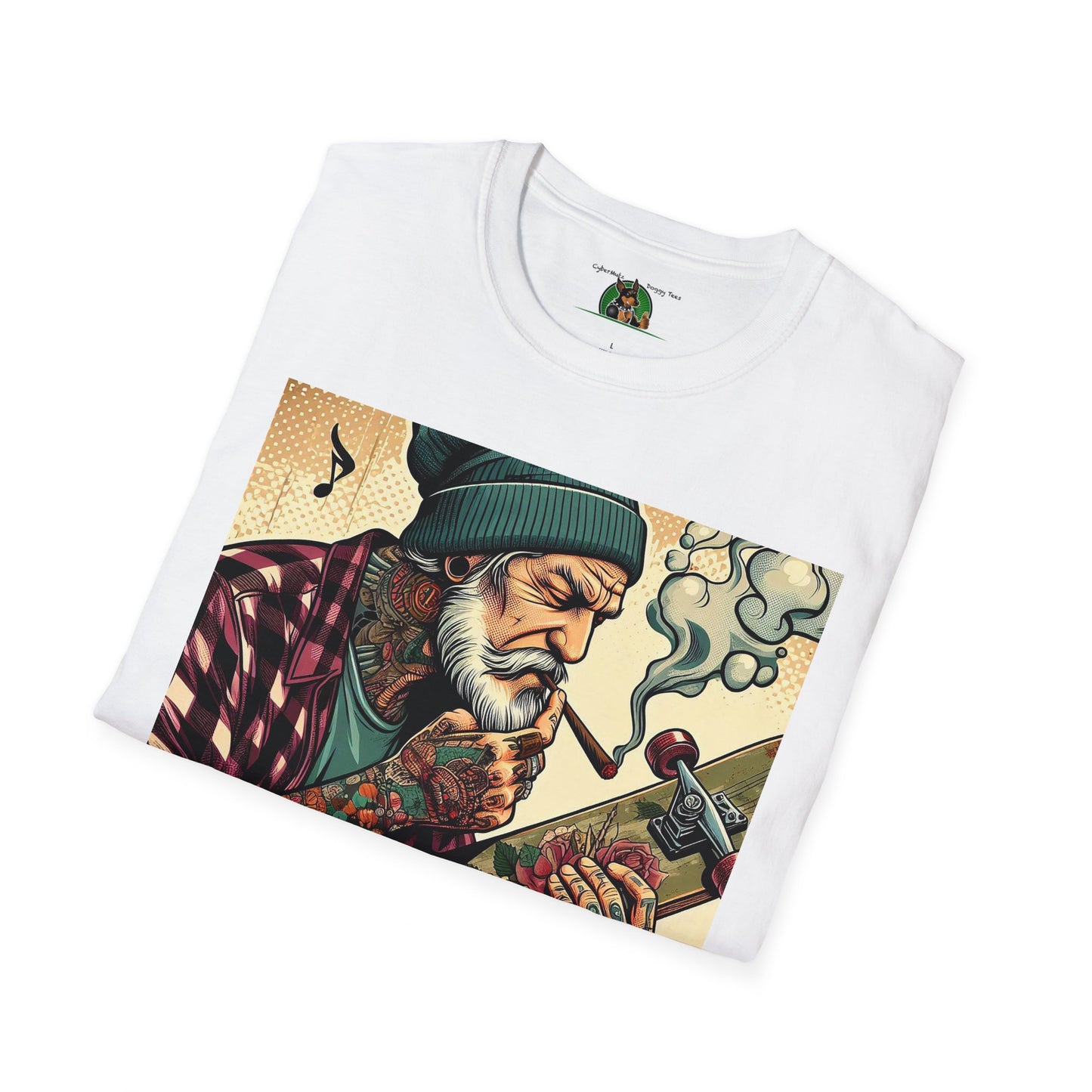 Wacky Skater Dude T-Shirt Printify