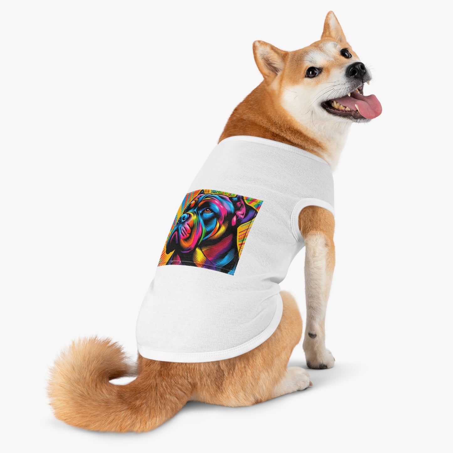 Pet Tank Top Cane Corso Pop Art