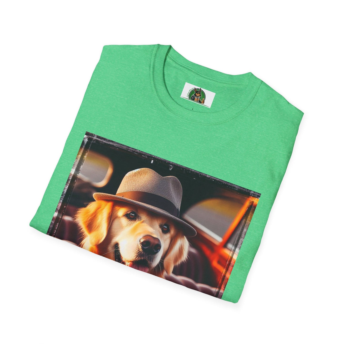 Golden Retriever driving fun shirt