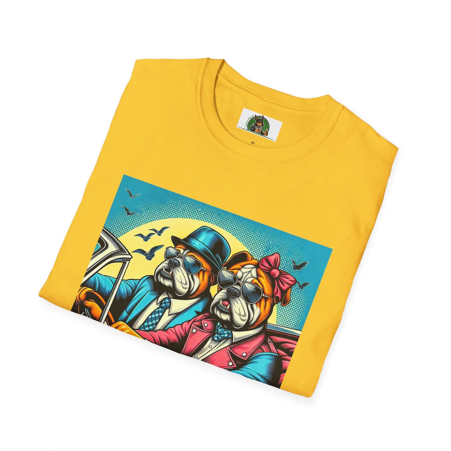 Wacky Bulldog couple t shirt